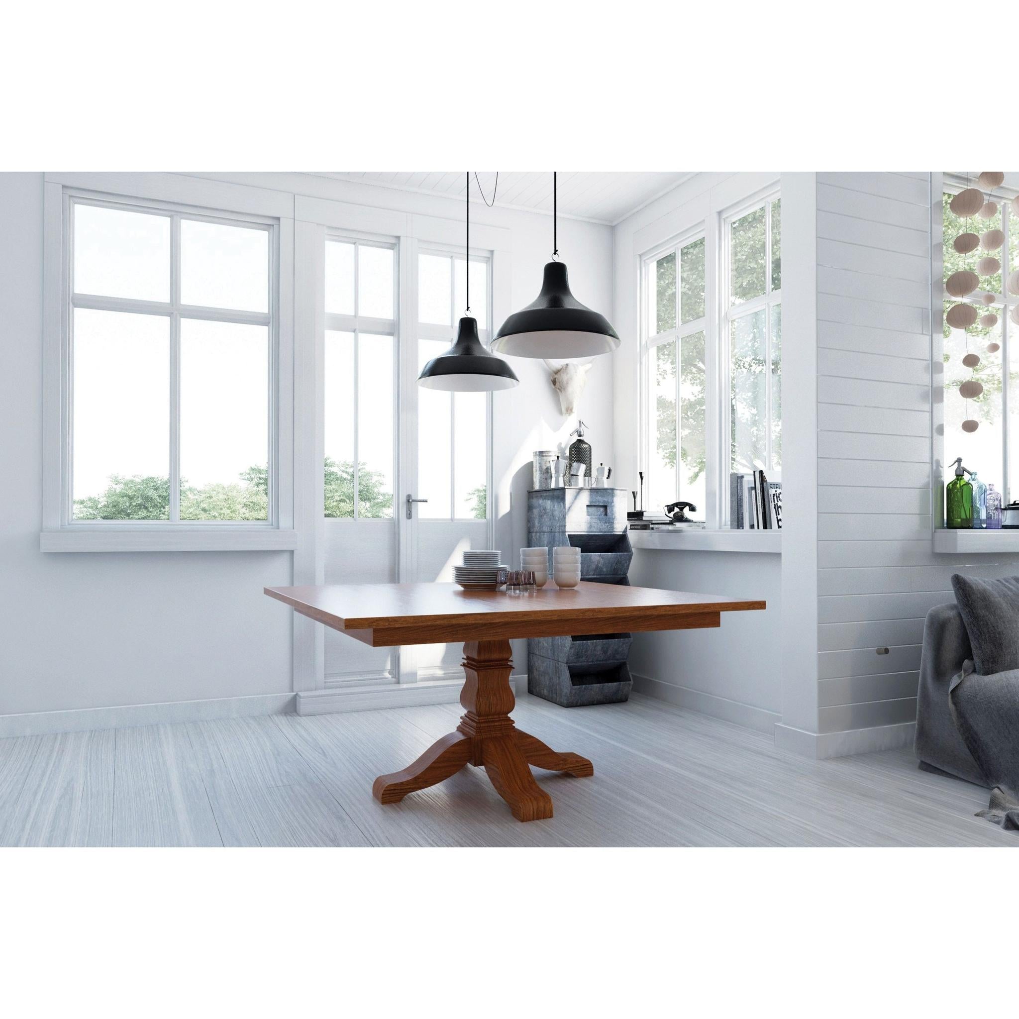 Amish Square Tulip Single Pedestal