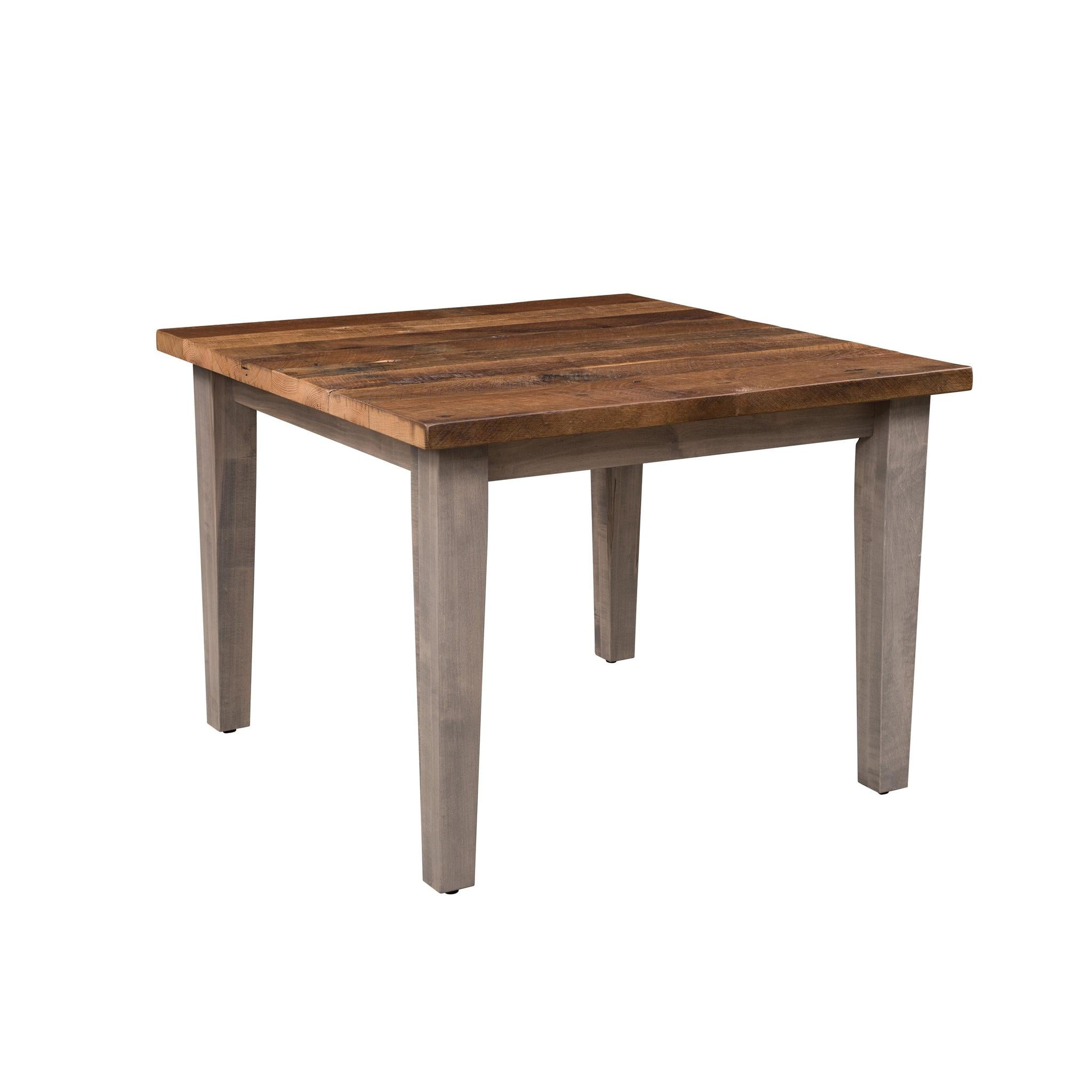 stonehouse 42 inch reclaimed barnwood table