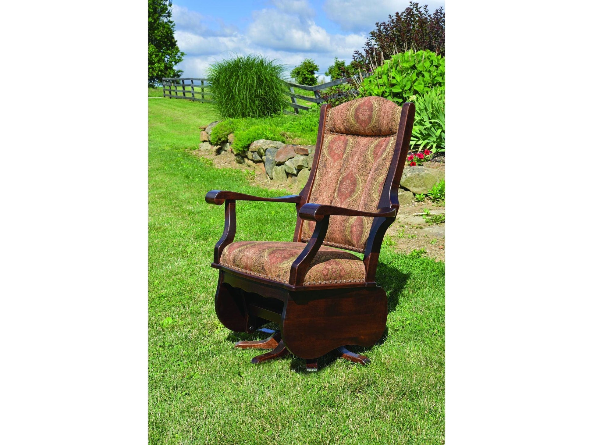 Amish Swivel Glider Wide