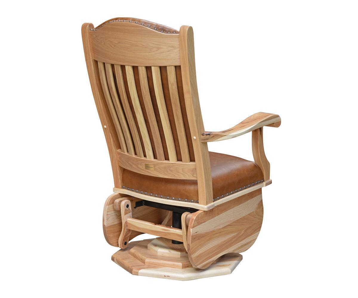 Amish Swivel Glider with Platform Base - Thumbnail 2