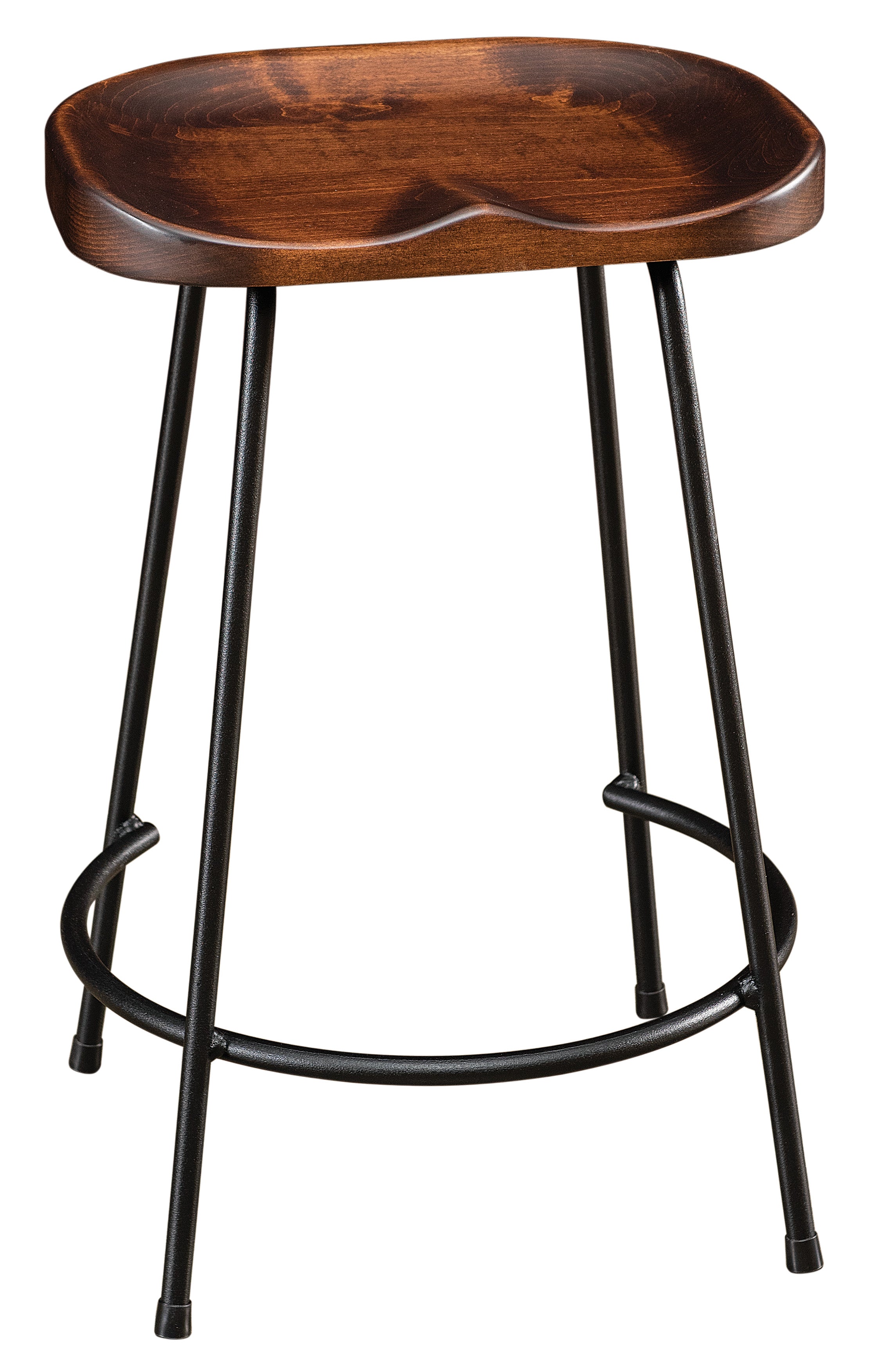 Amish Tosky Stationary Bar Stool - Thumbnail 2