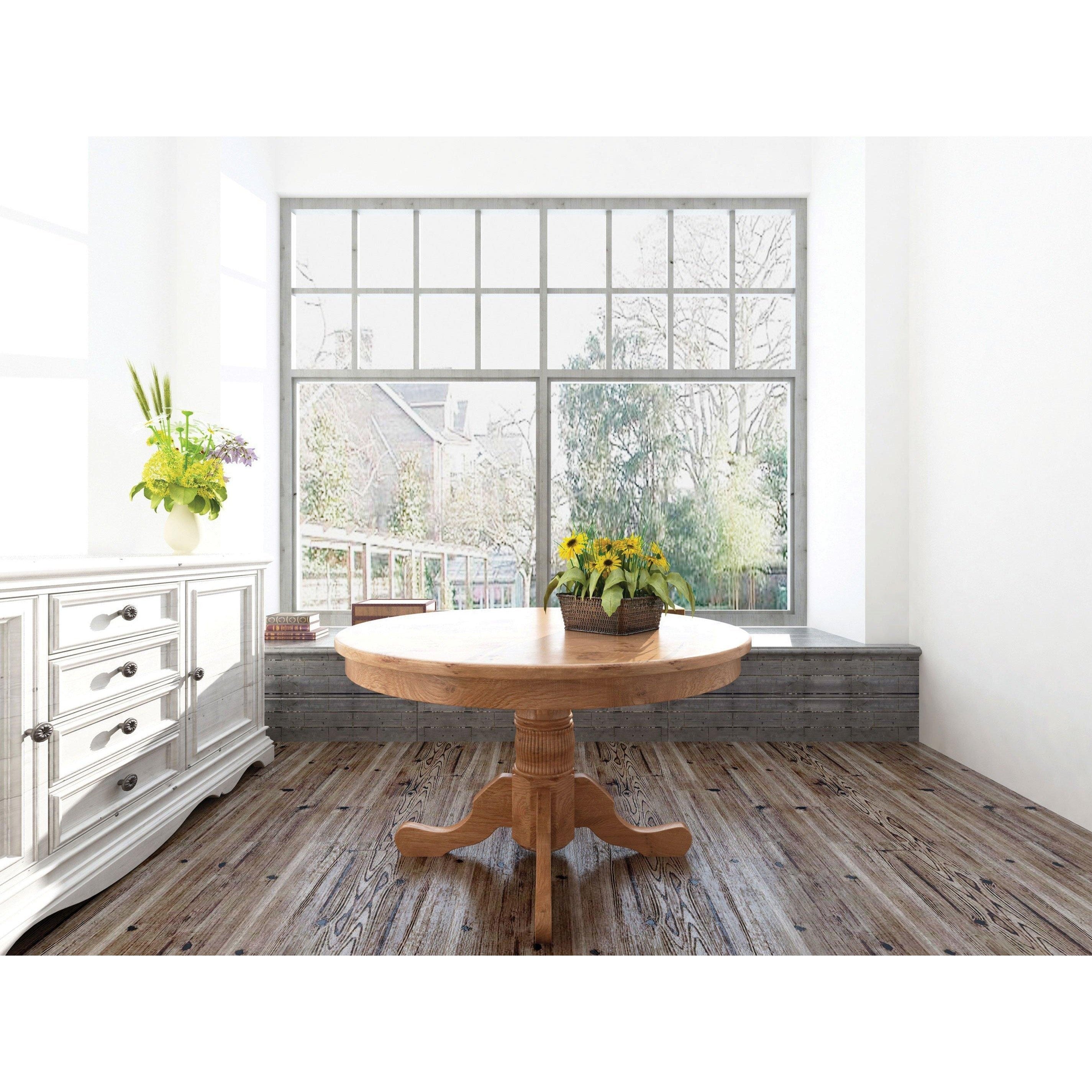 Amish Traditional Reeded Single Pedestal