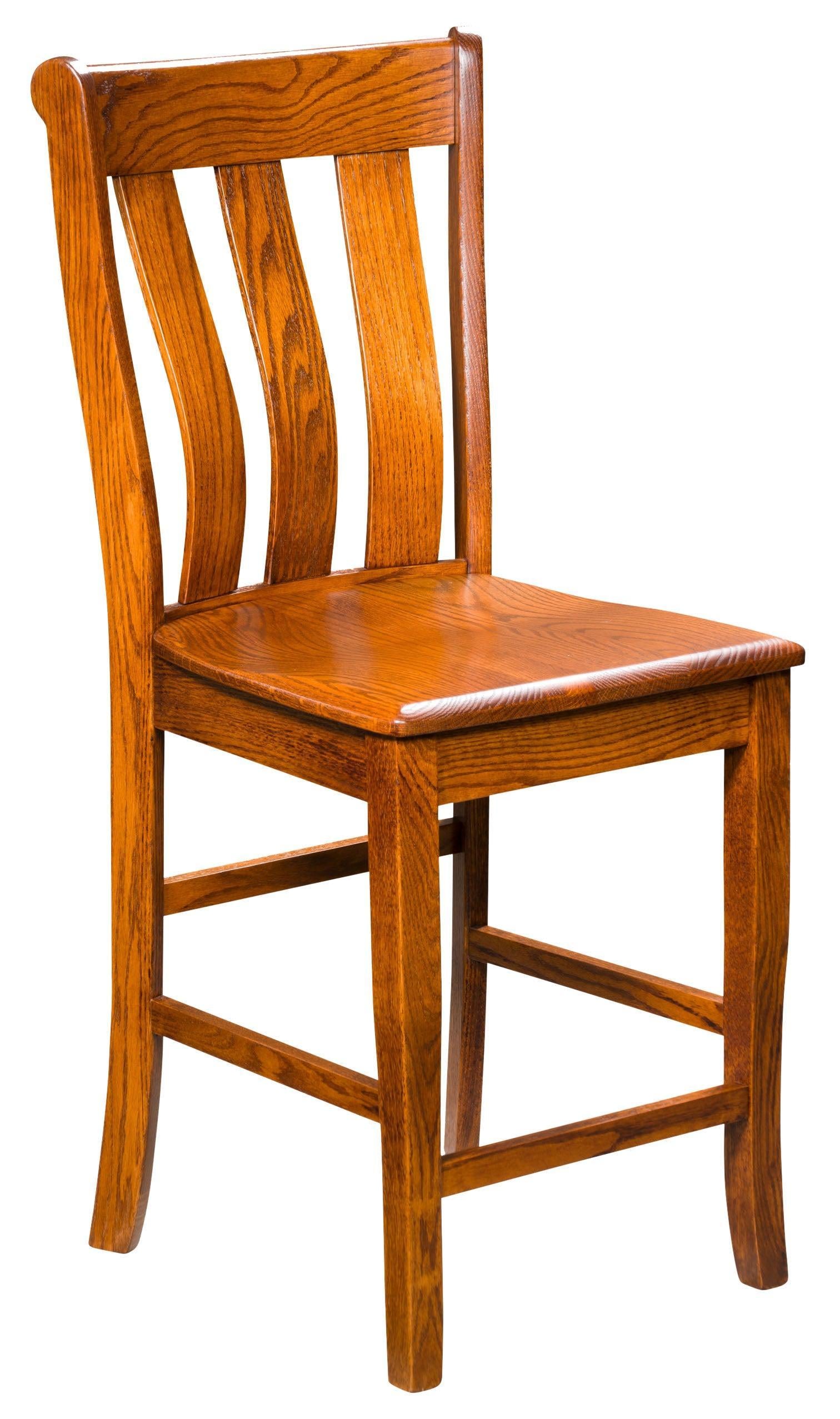 Amish Vancouver Stationary Bar Chair