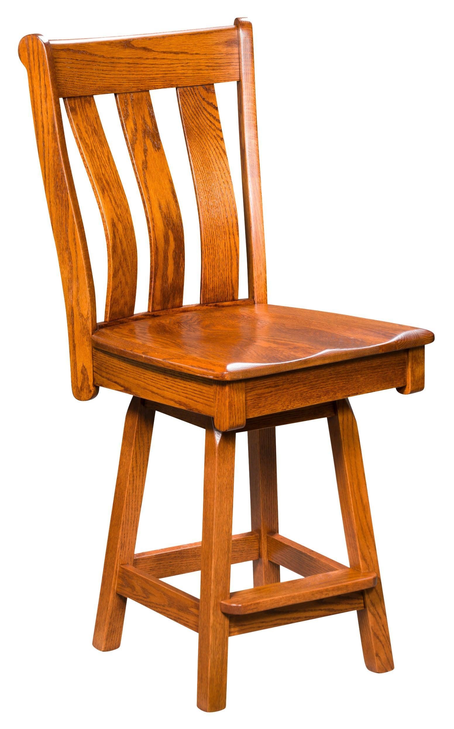 Amish Vancouver Swivel Bar Stool