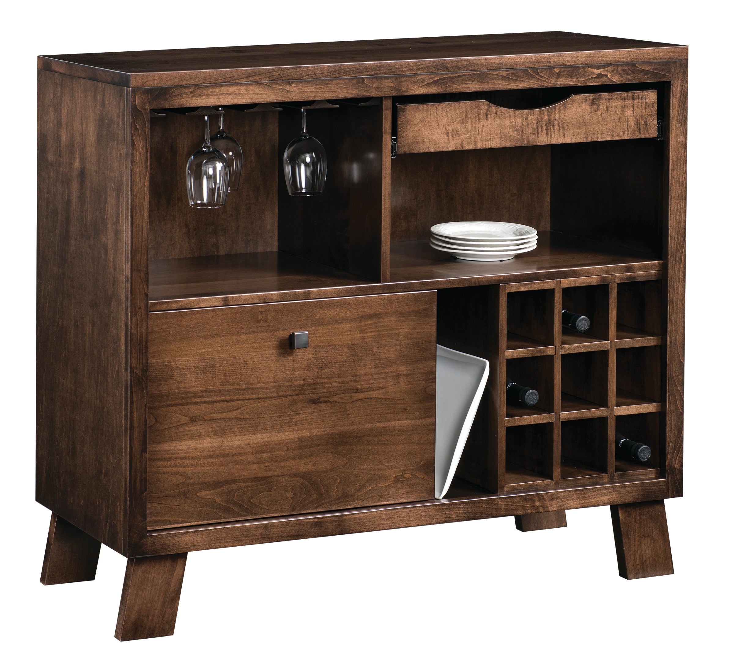Amish Victoria 45" Wine Cabinet