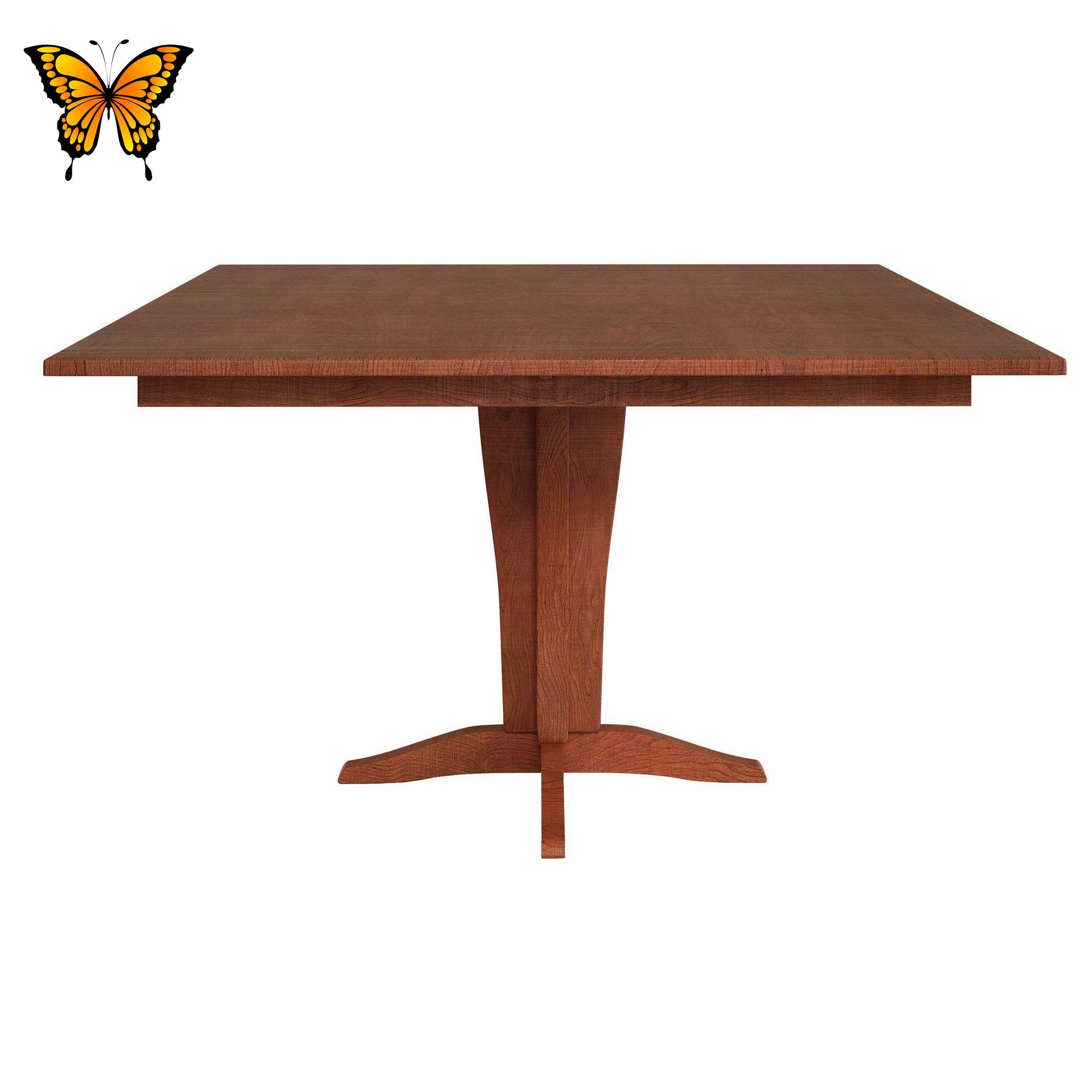 amish vintage single pedestal table