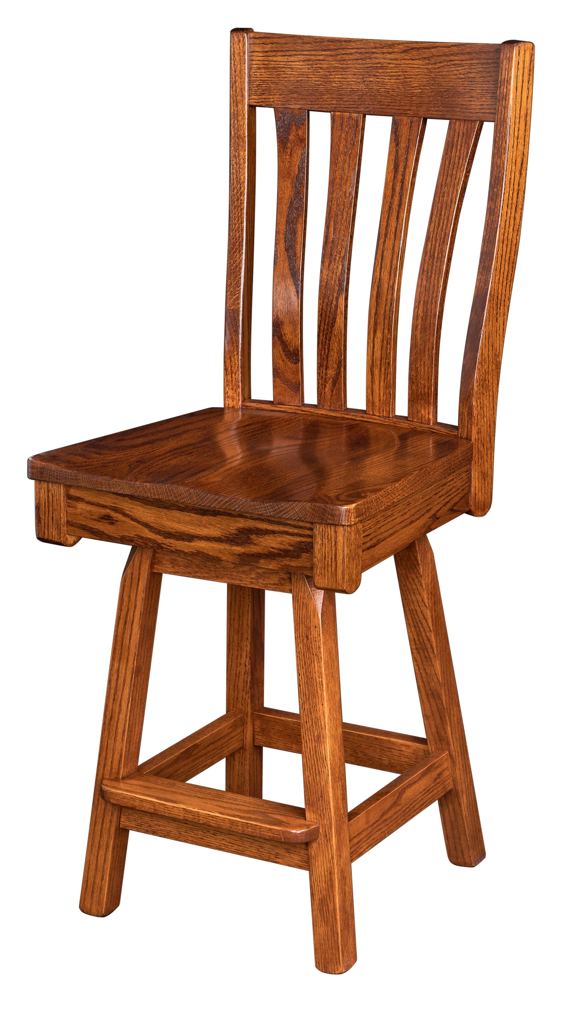 Amish Vista Swivel Bar Stool
