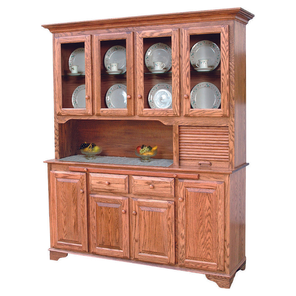 Amish Traditional 82" Four Door Hutch