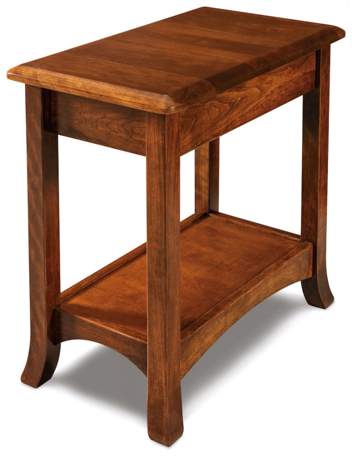 Amish Carlisle Open Chair Side End Table No Drawer