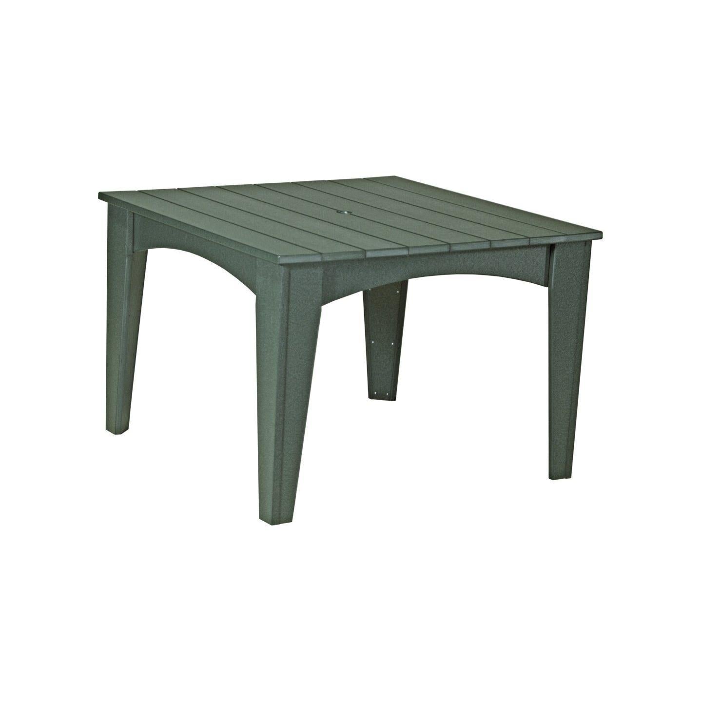 LuxCraft Island 44" Square Poly Dining Table - Thumbnail 2