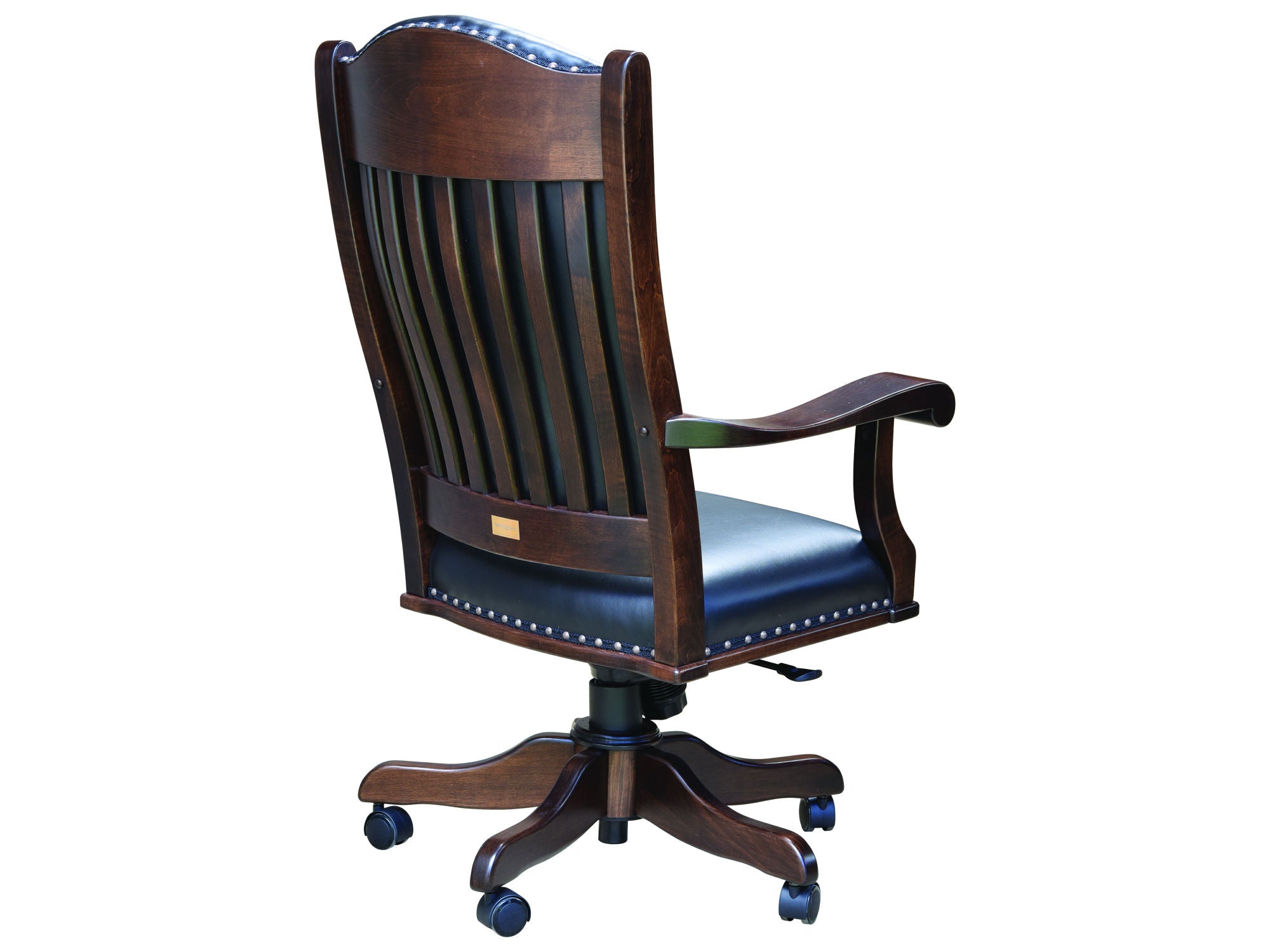 Amish Office Arm Chair with Gas Lift