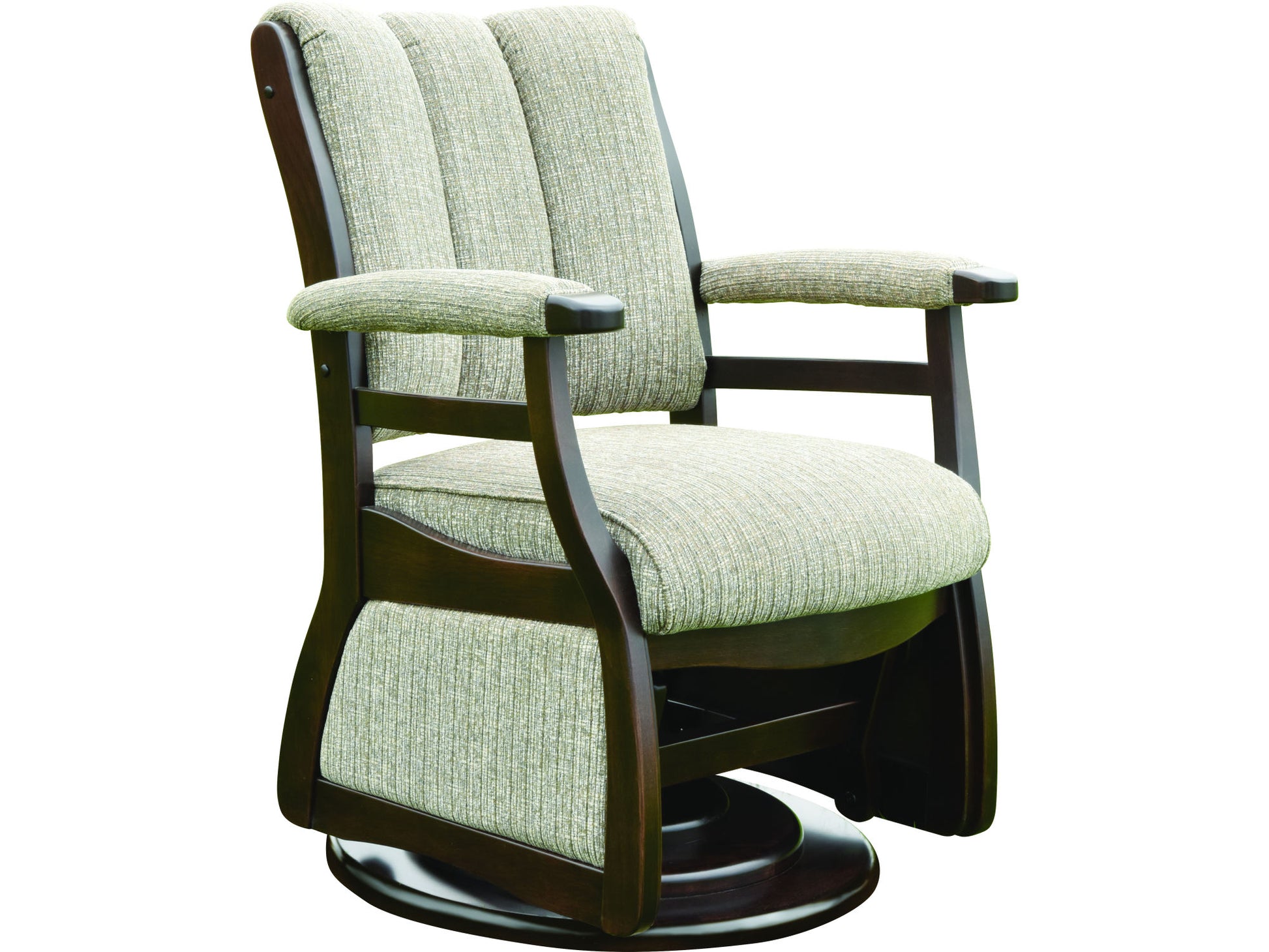 Amish Paris 36.5" Low Back Swivel Glider