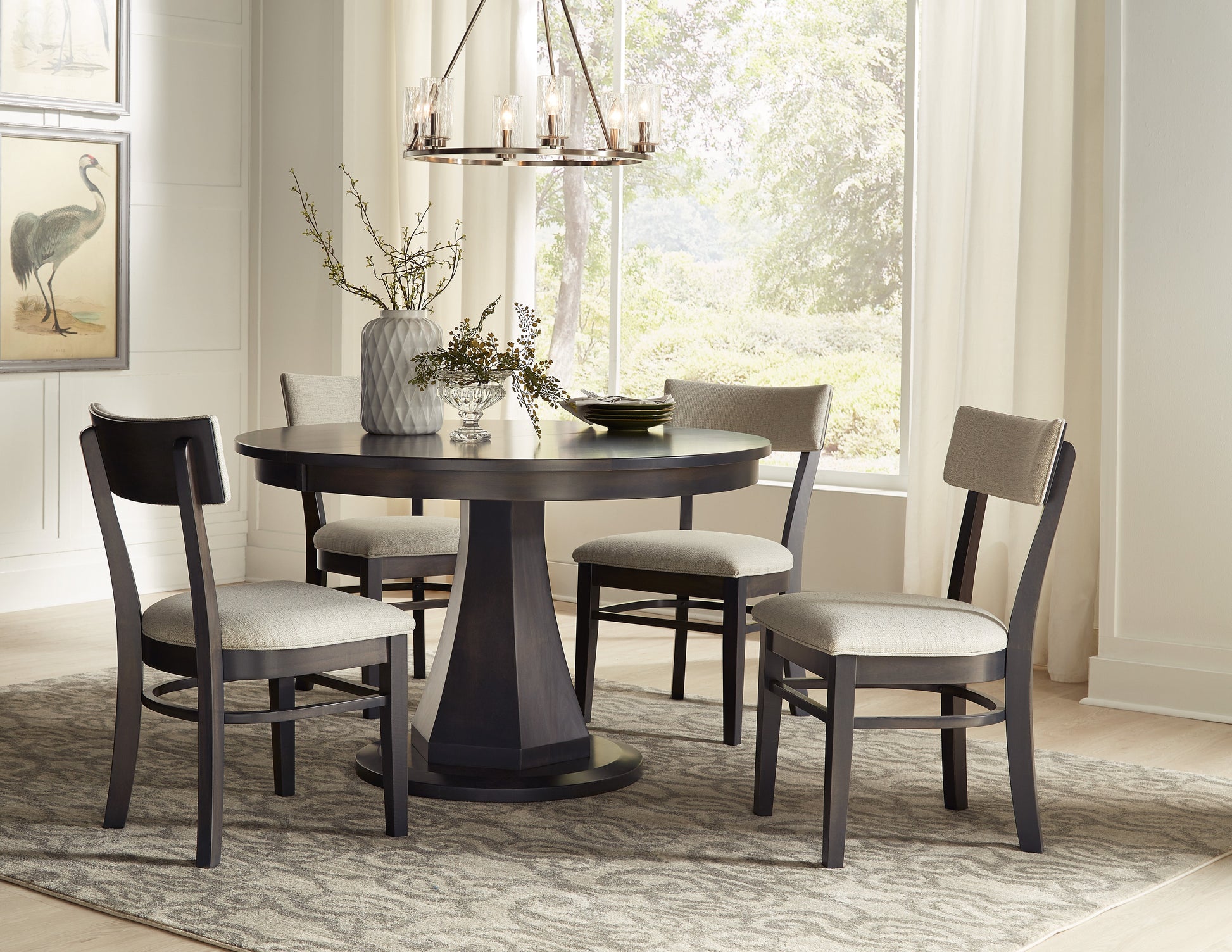 Amish Emerson Single Pedestal Table - Quick Ship