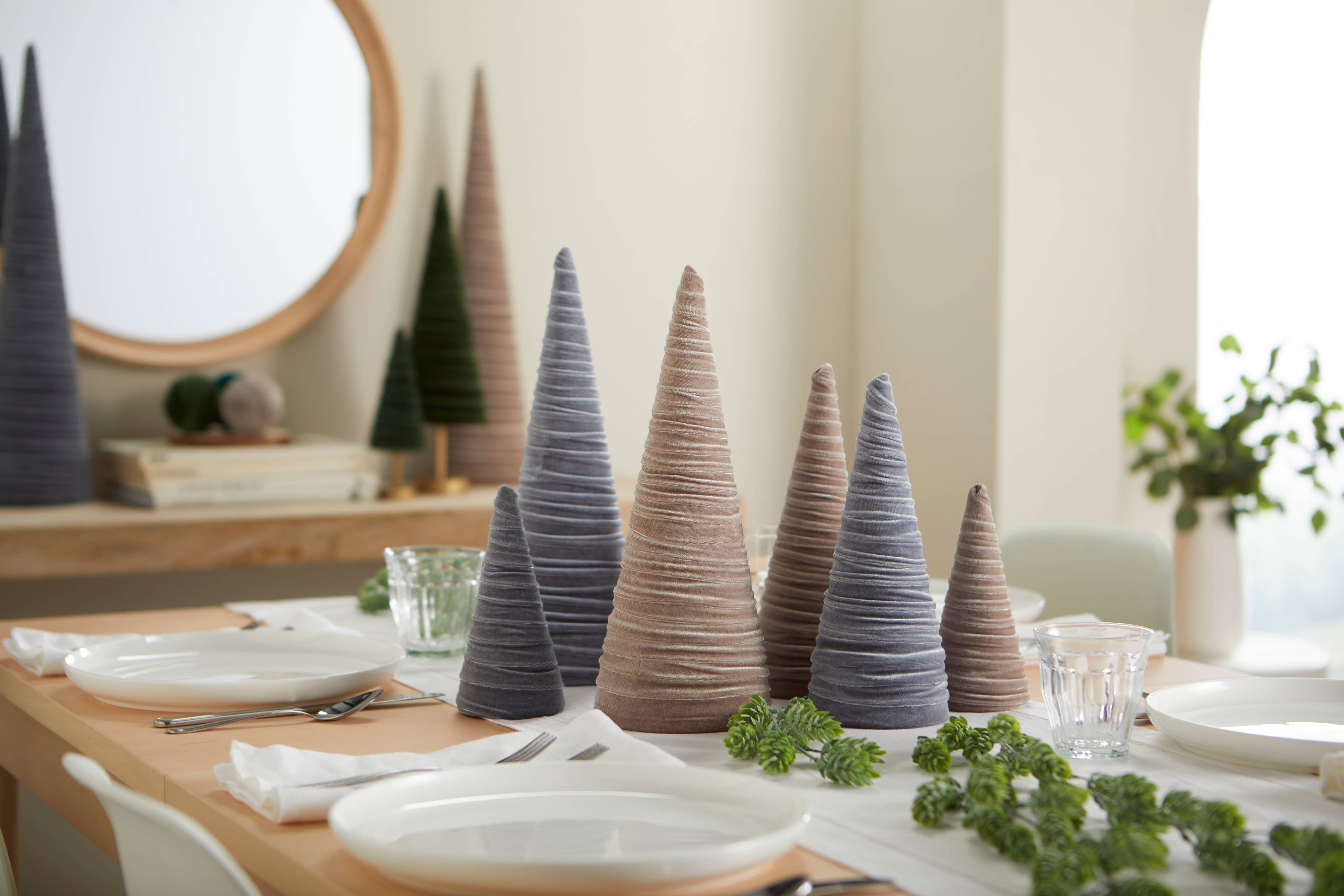 Velvet Tabletop Holiday Tree