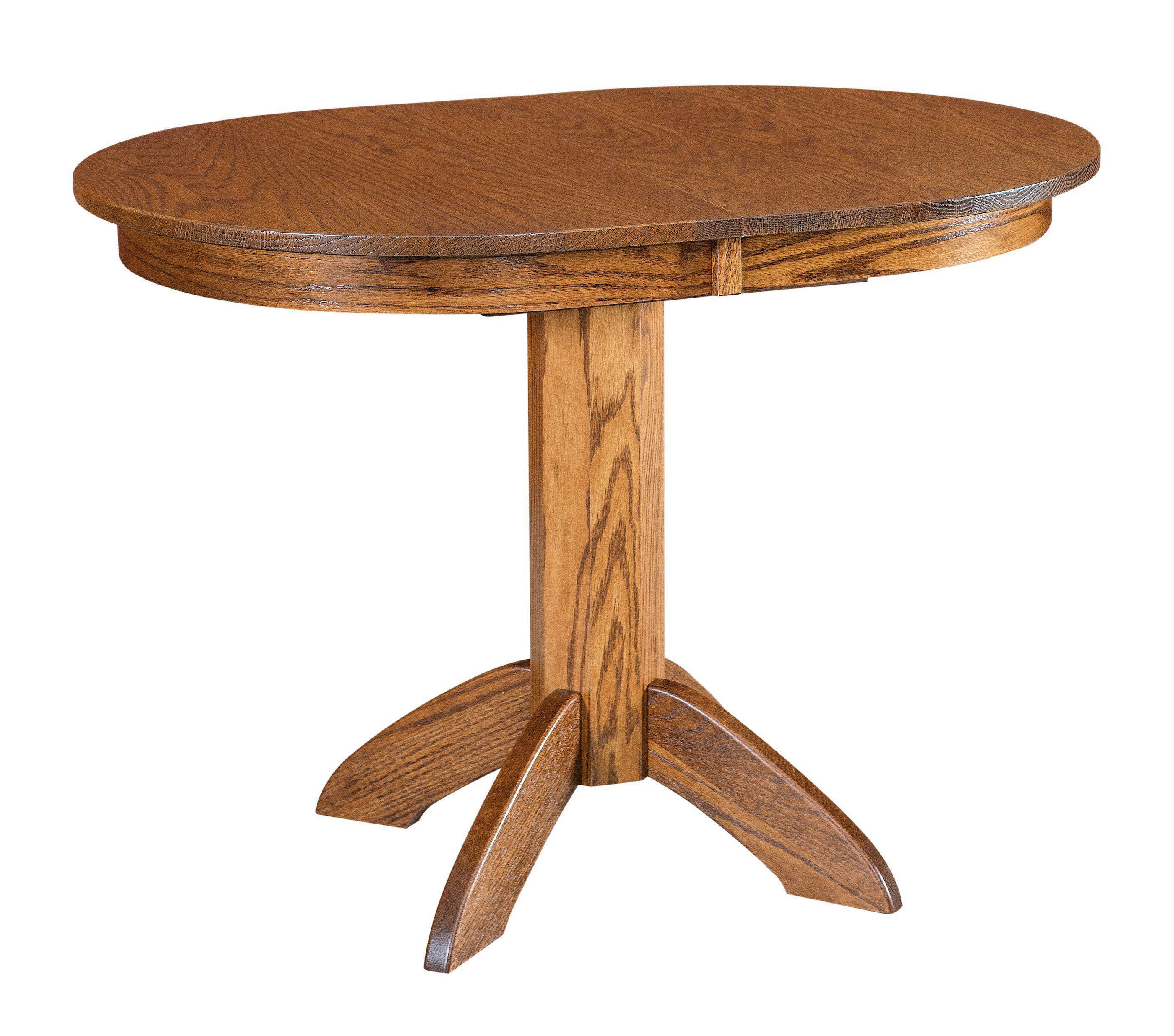 Advance Single Pedestal Dining Table-The Amish House