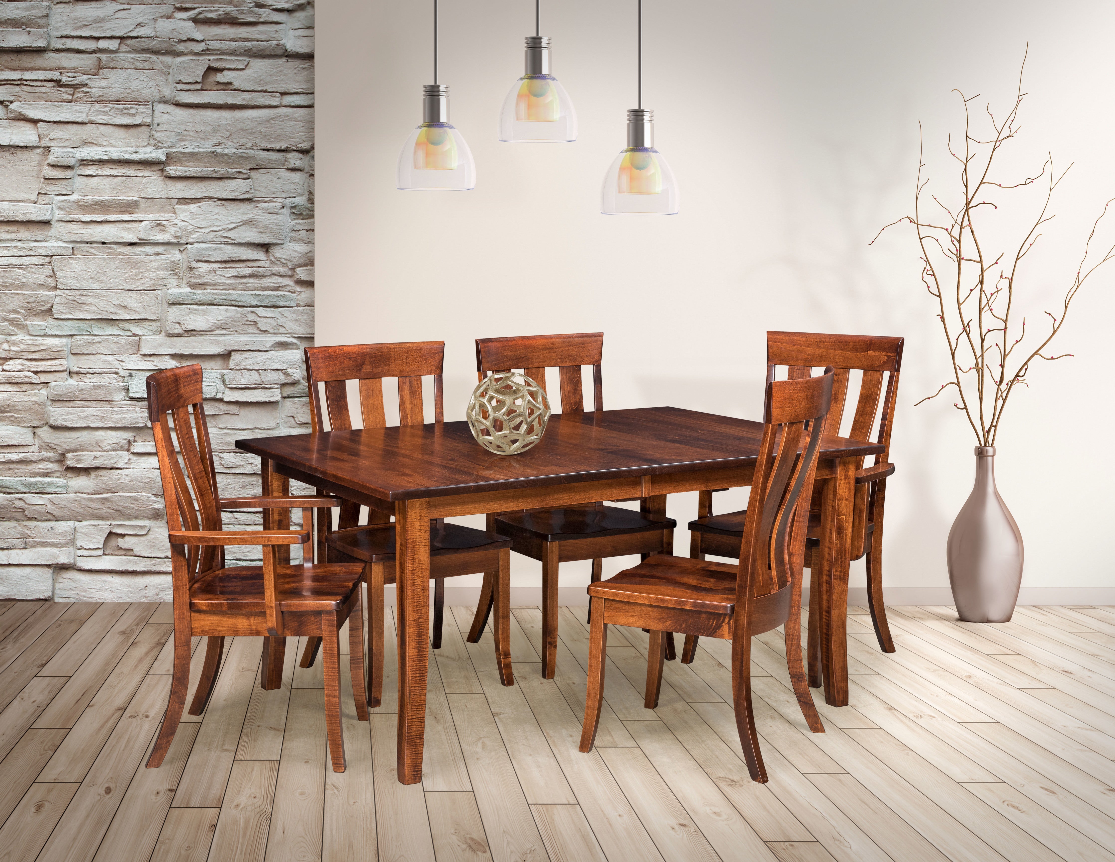Amish Alexander Dining Chair - Quick Ship