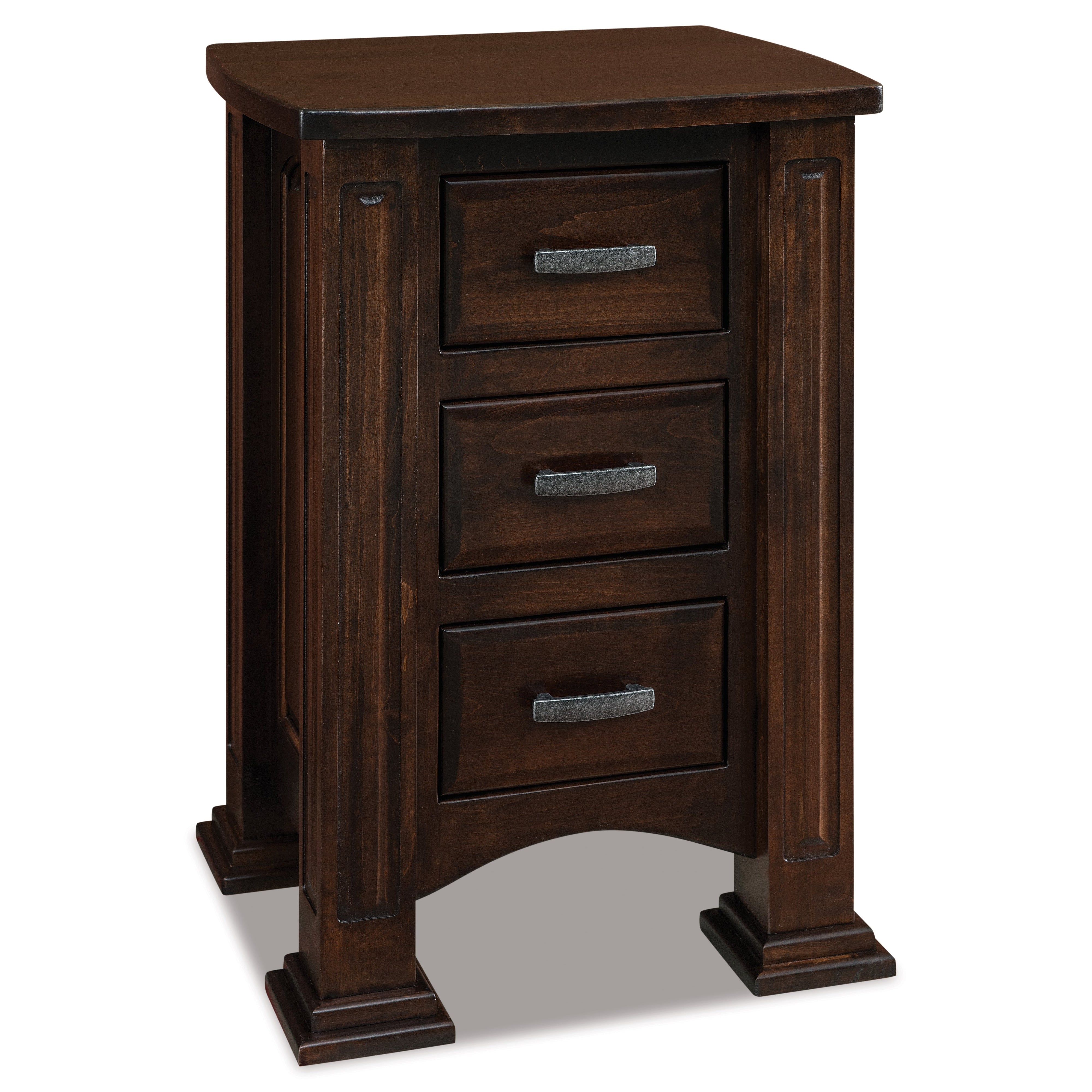 Arrington 21" Three Drawer Nightstand