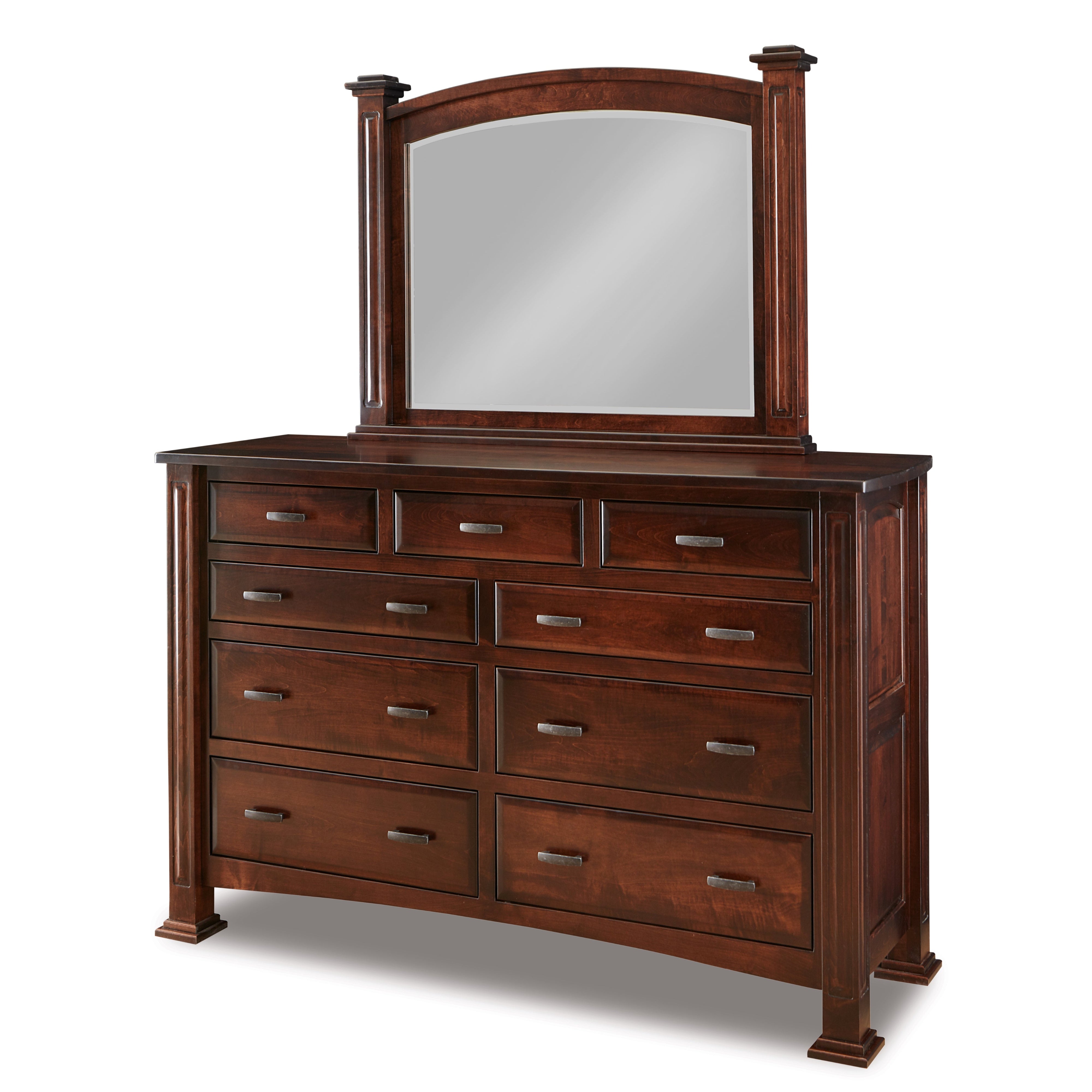 Amish Arrington Nine Drawer Dresser