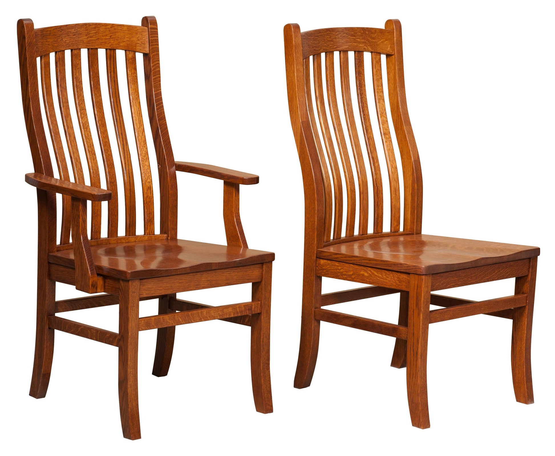 Amish Arts and Crafts Dining Chair - Quick Ship