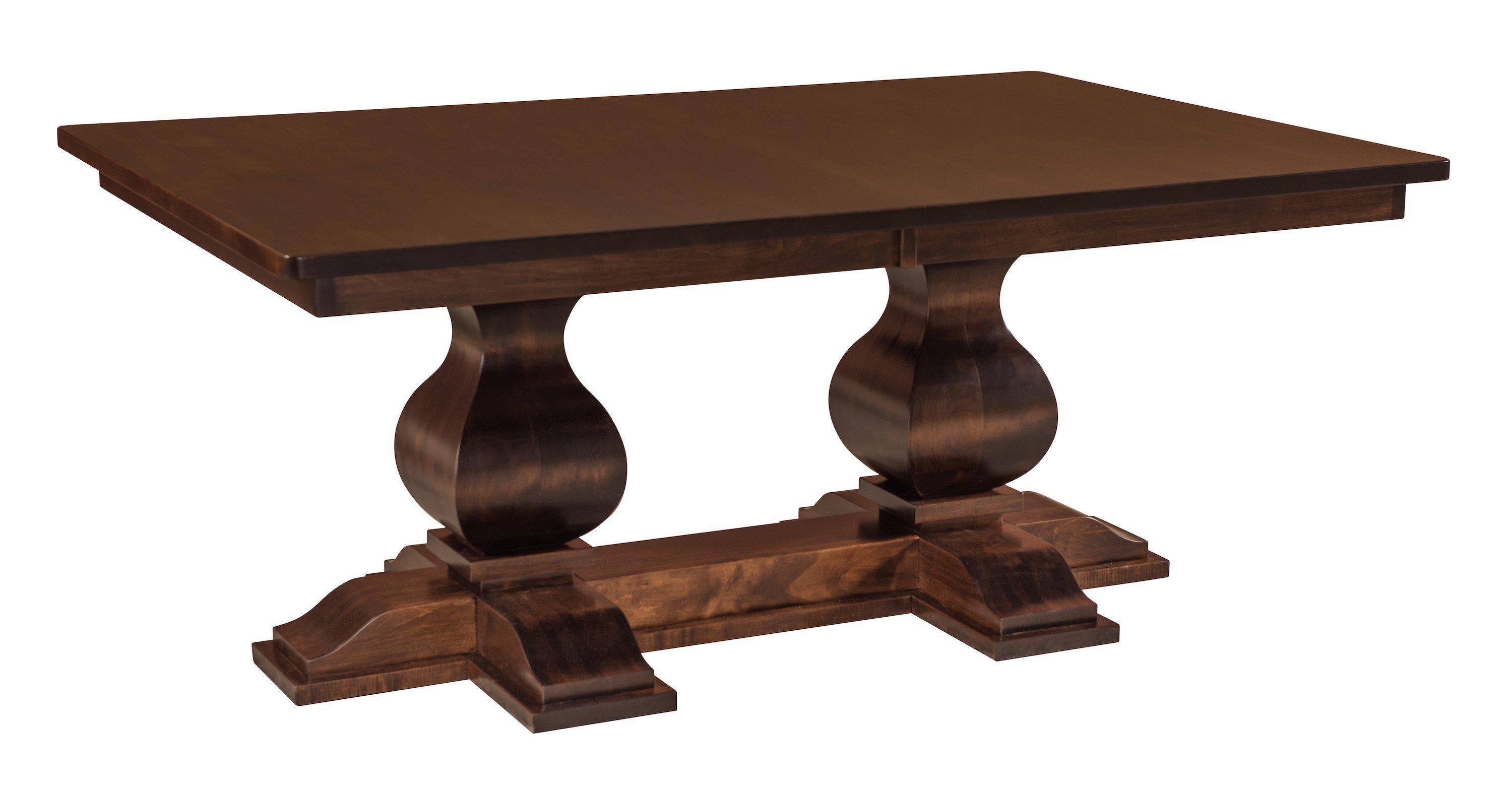Barrington Double Pedestal Dining Table-The Amish House
