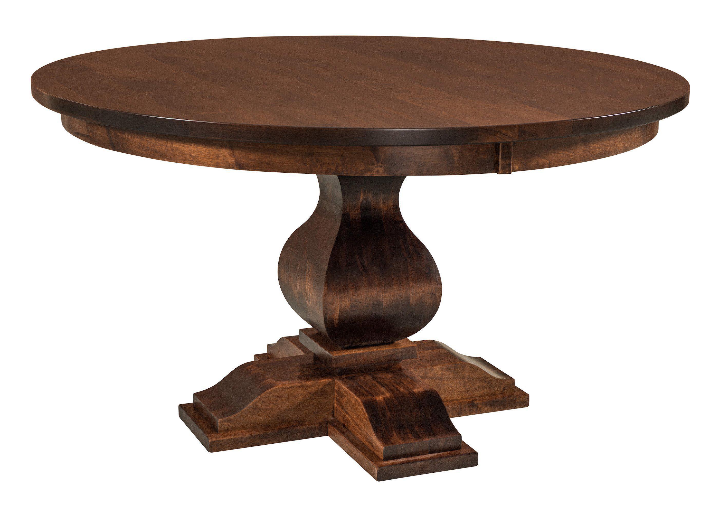 Barrington Single Pedestal Dining Table-The Amish House