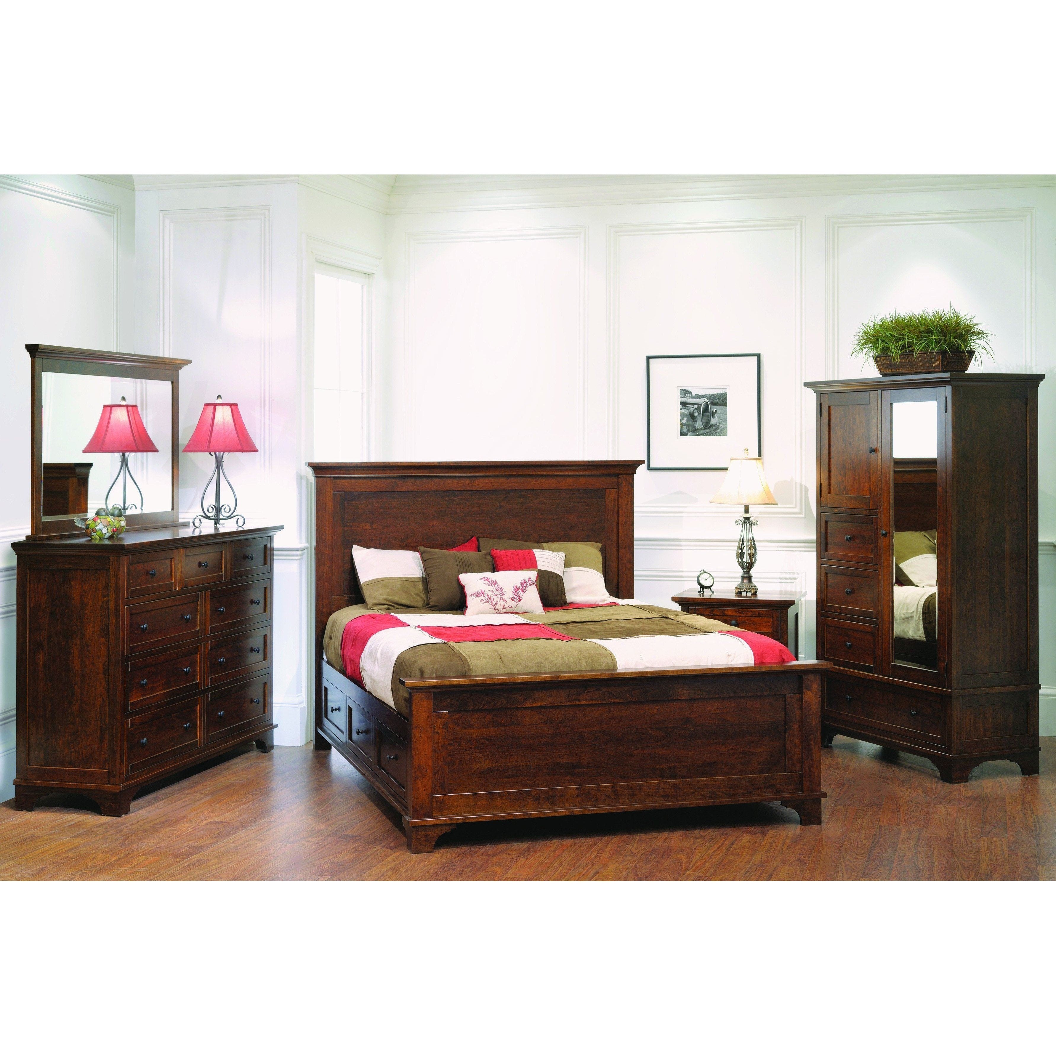 Arlington One Drawer Nightstand-Bedroom-The Amish House