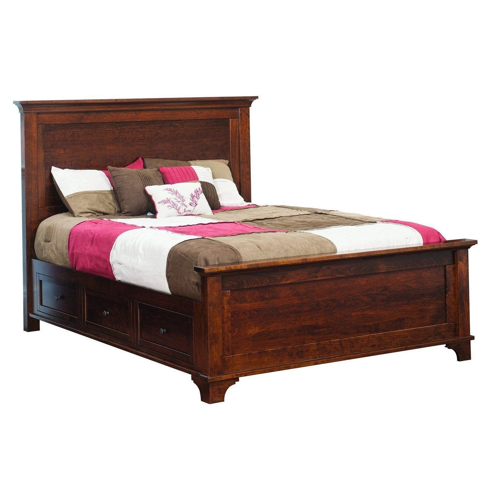 Arlington Storage Bed-Bedroom-The Amish House
