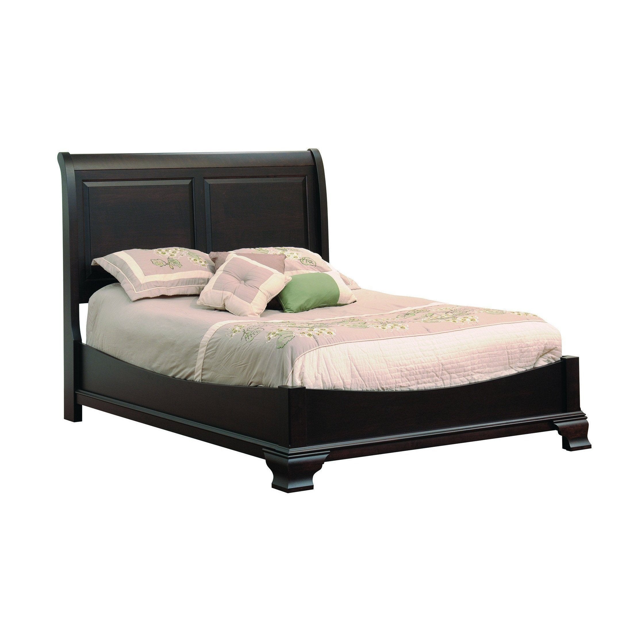 Walton Hills Sleigh Bed-Bedroom-The Amish House