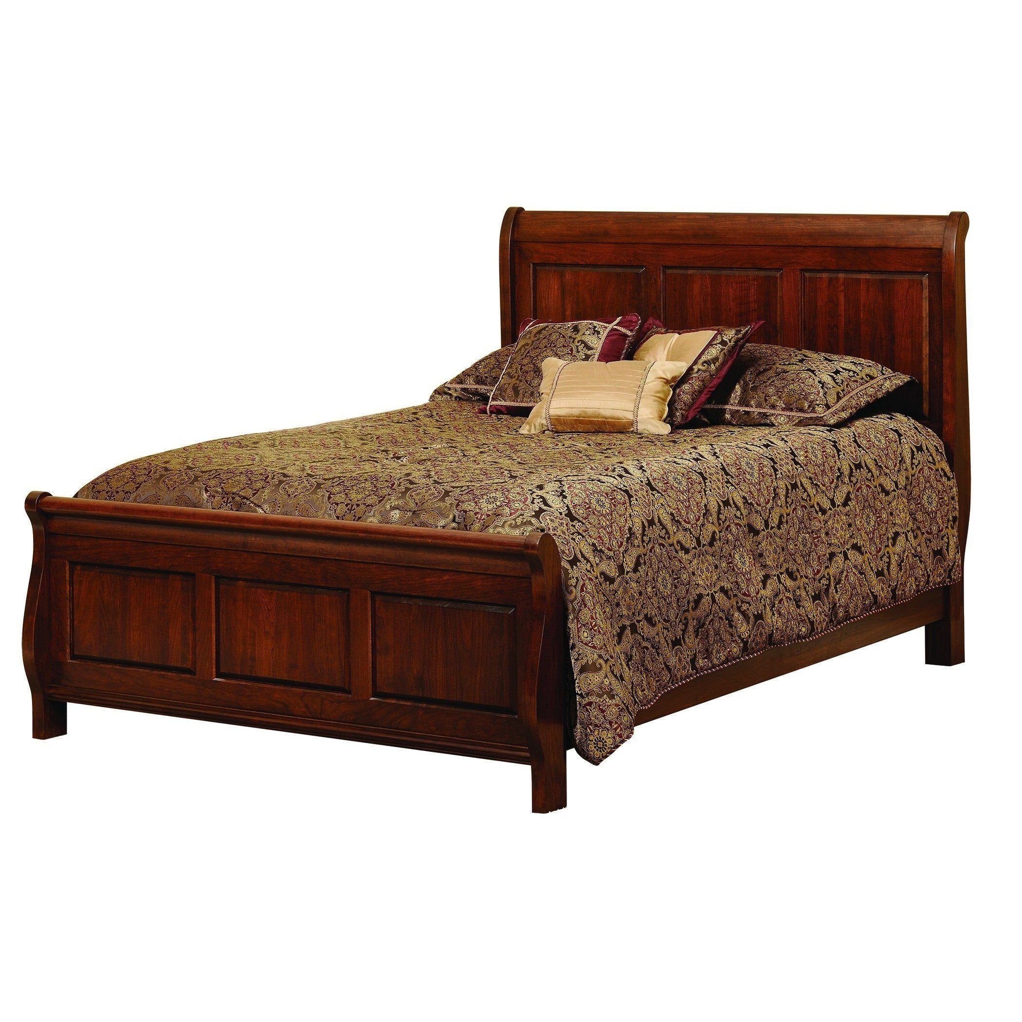 Wilkshire Sleigh Bed-Bedroom-The Amish House