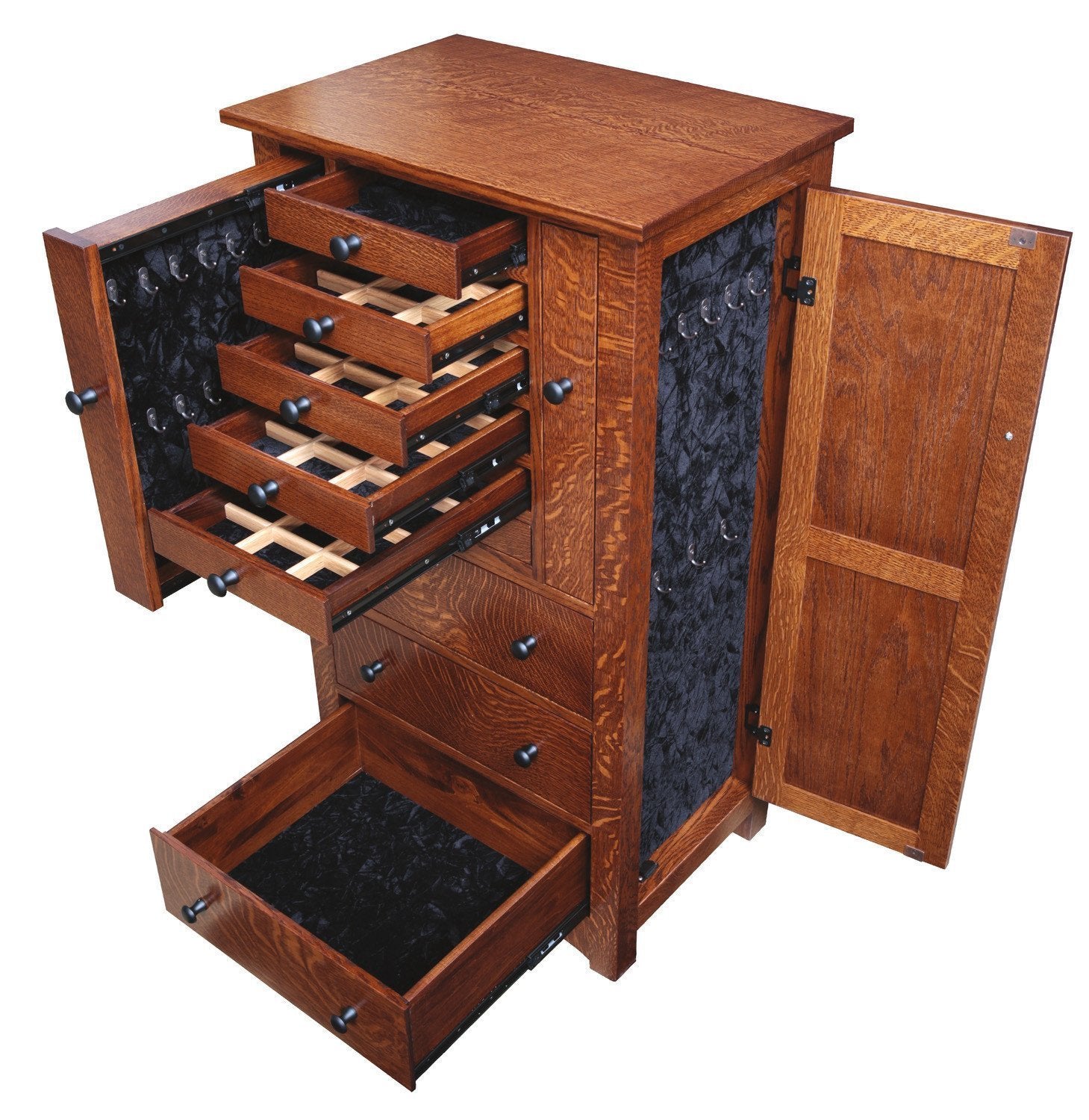 Amish Bungalow Mission Jewelry Armoire