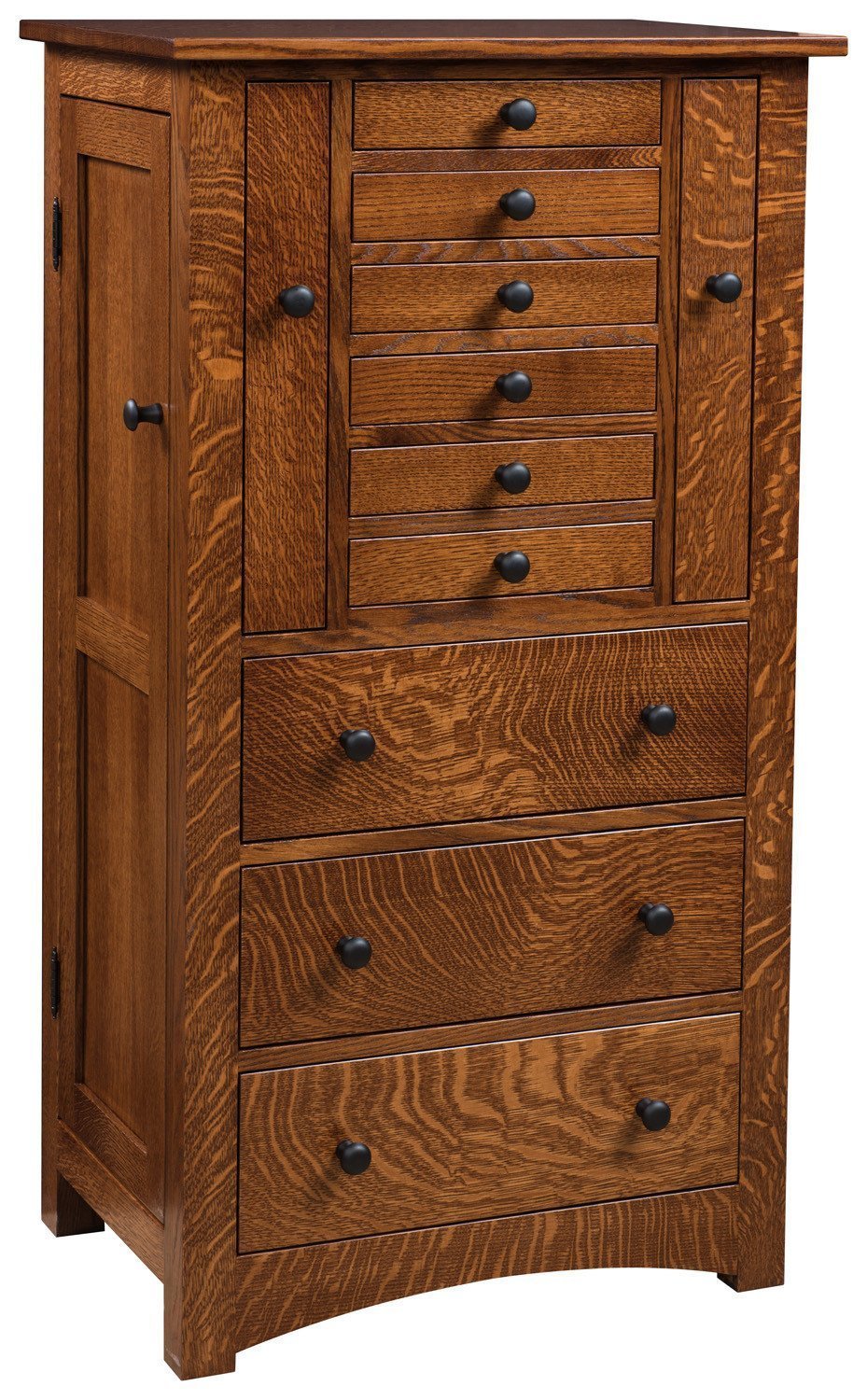 Amish Bungalow Mission Jewelry Armoire