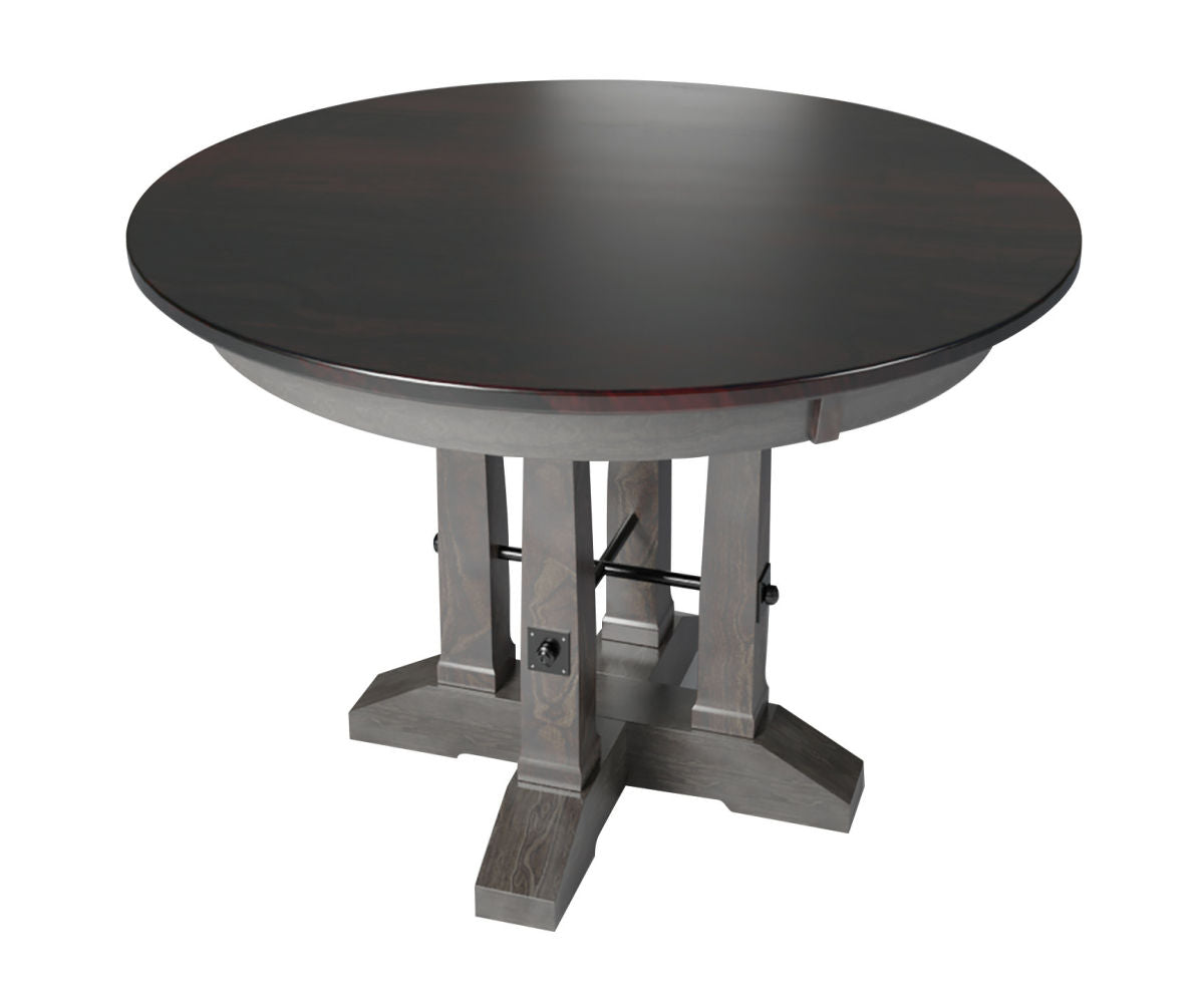 carla elizabeth table with two tone finish