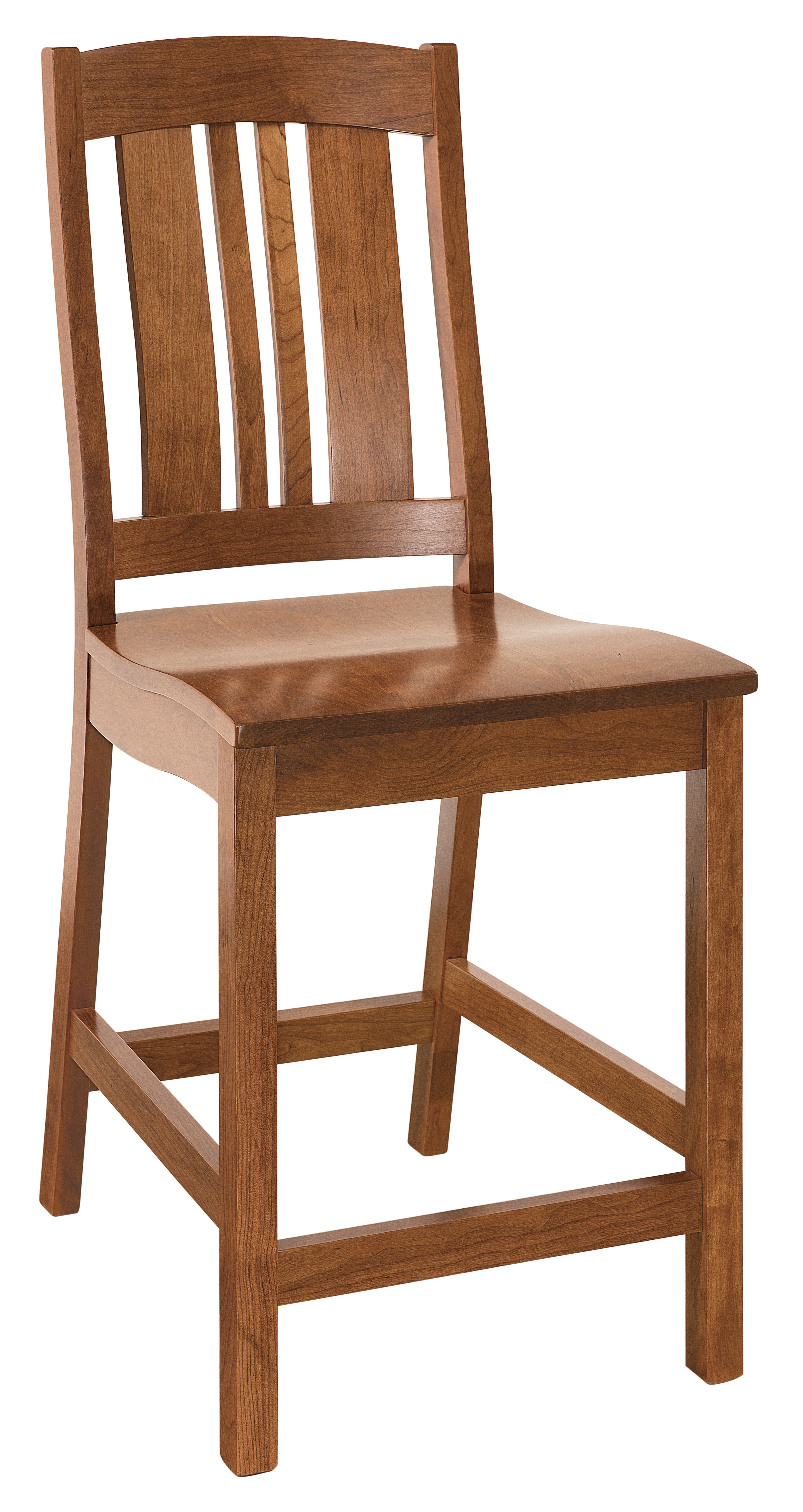 Amish Carolina Stationary Bar Chair