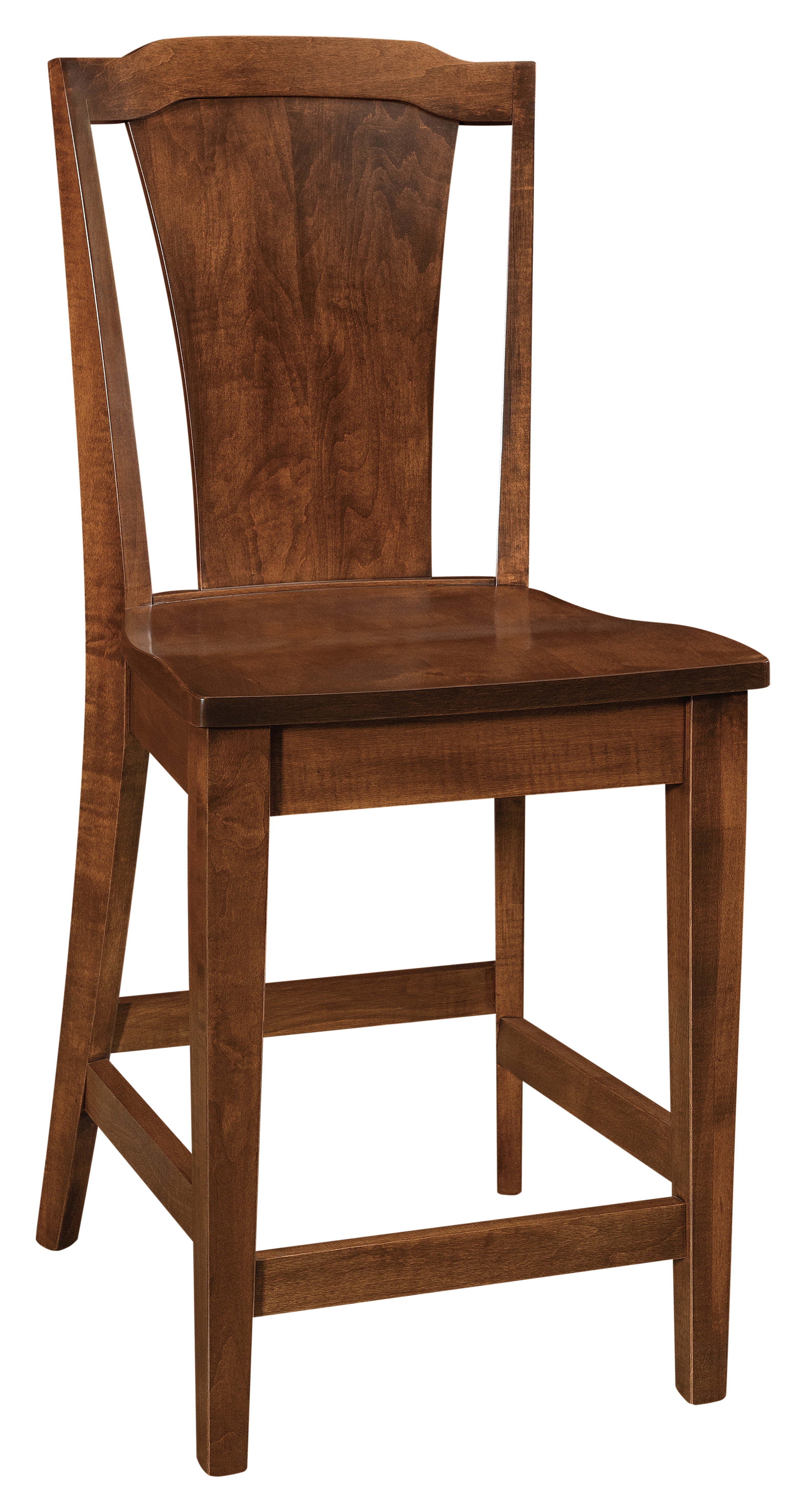 Amish Charleston Stationary Bar Chair