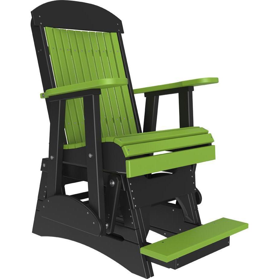 2' Classic Balcony Glider Lime Green & Black-The Amish House