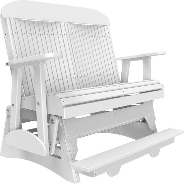 4' Classic Balcony Glider White-The Amish House