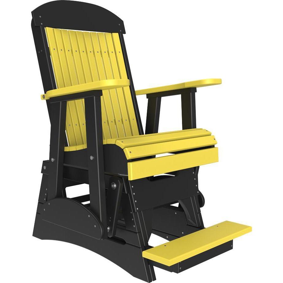 2' Classic Balcony Glider Yellow & Black-The Amish House