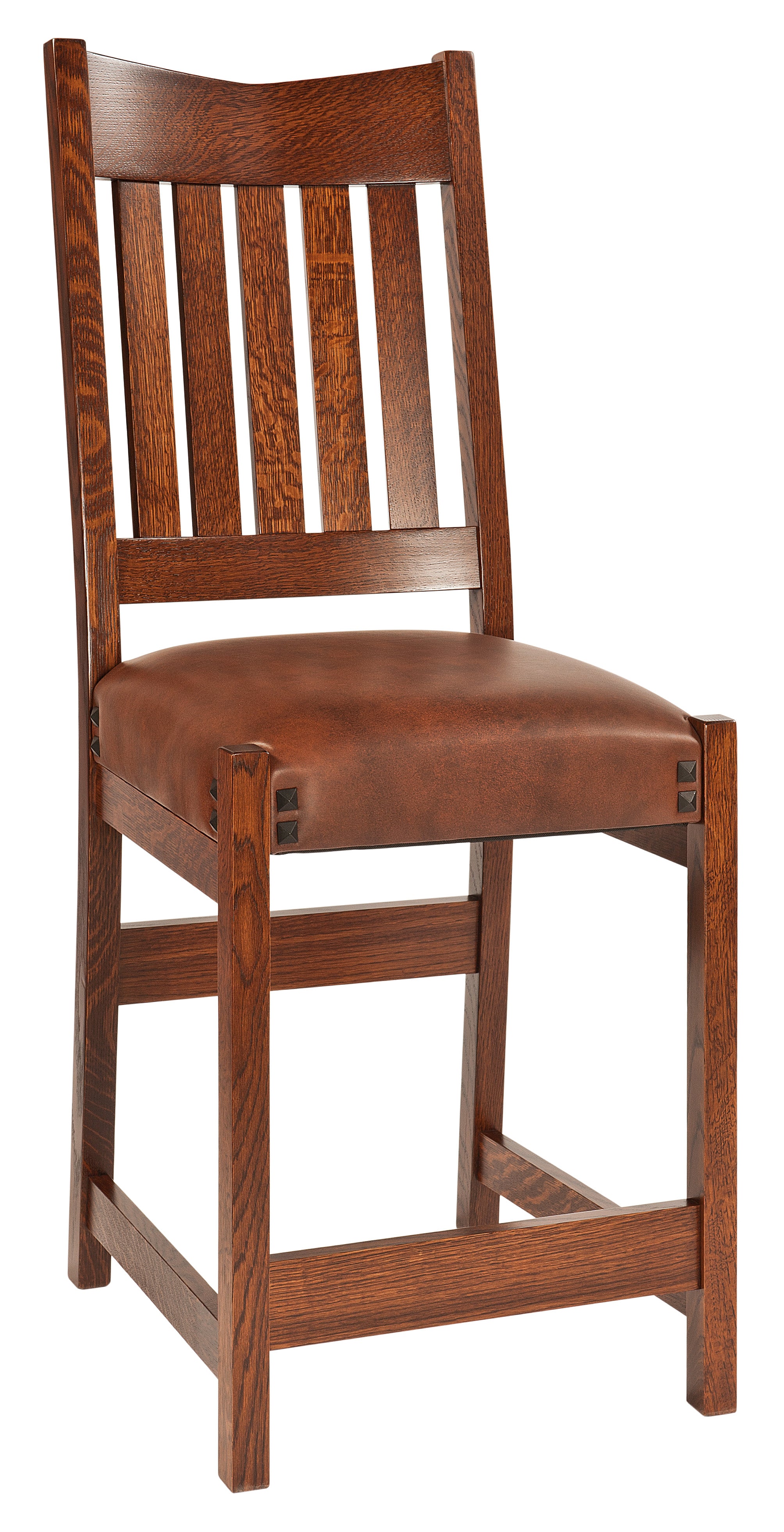 Amish Conner Stationary Bar Chair