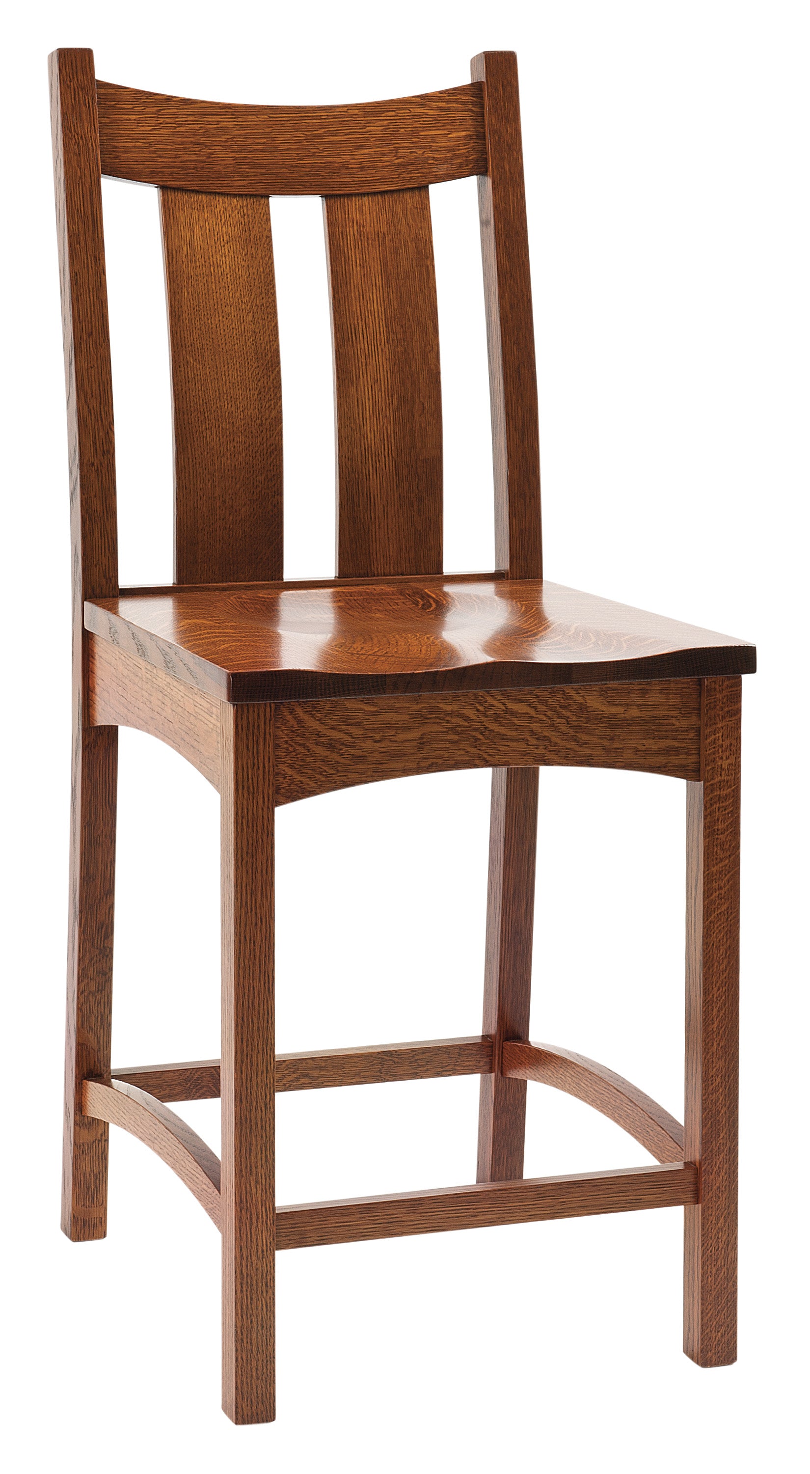 Amish Country Shaker Stationary Bar Chair