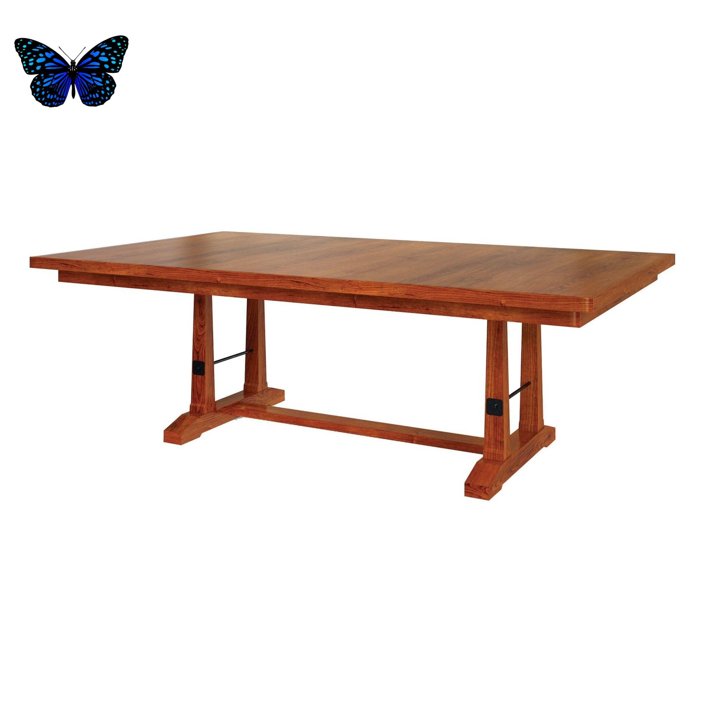 carla elizabeth trestle table