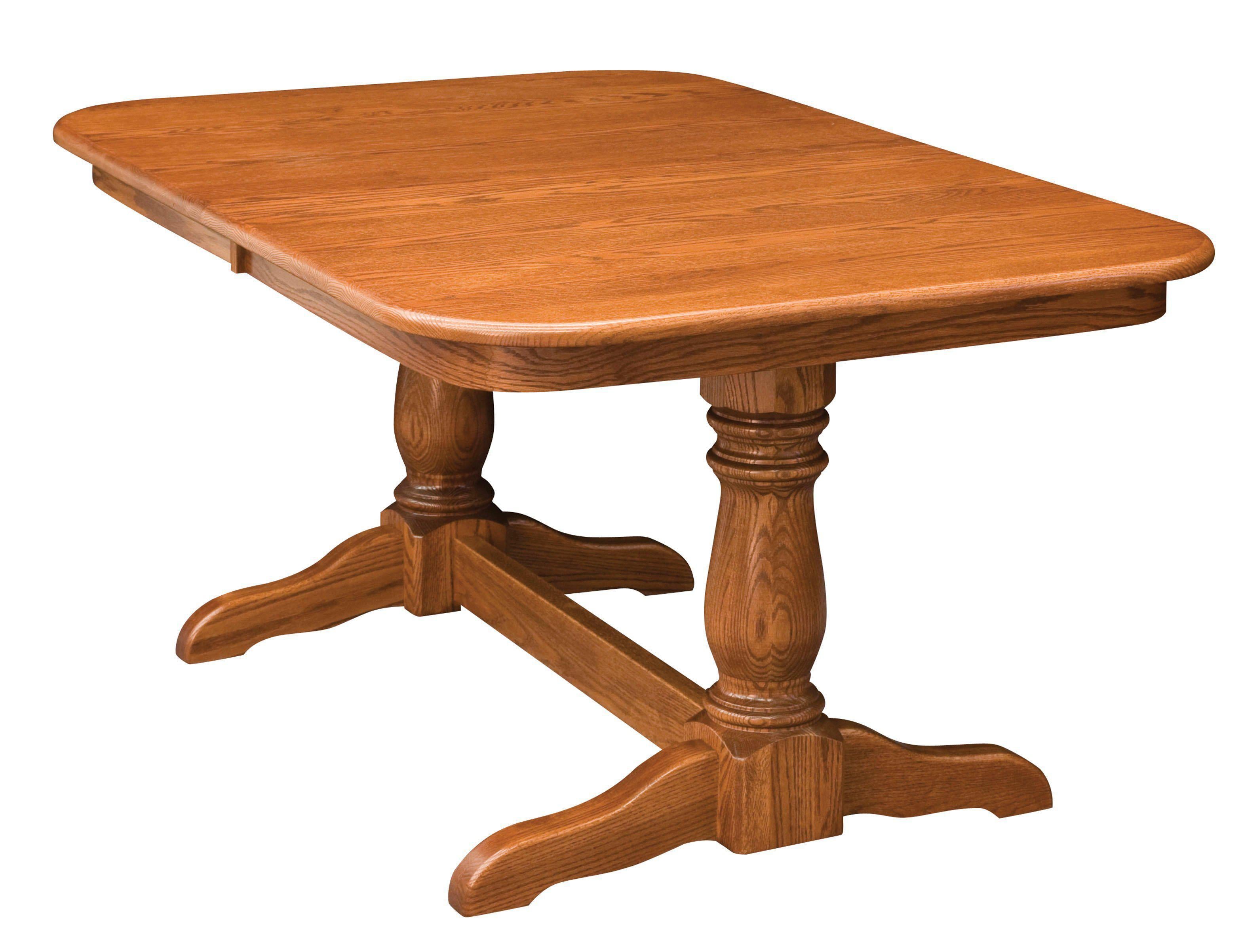 Dutch-Double Pedestal table-The Amish House
