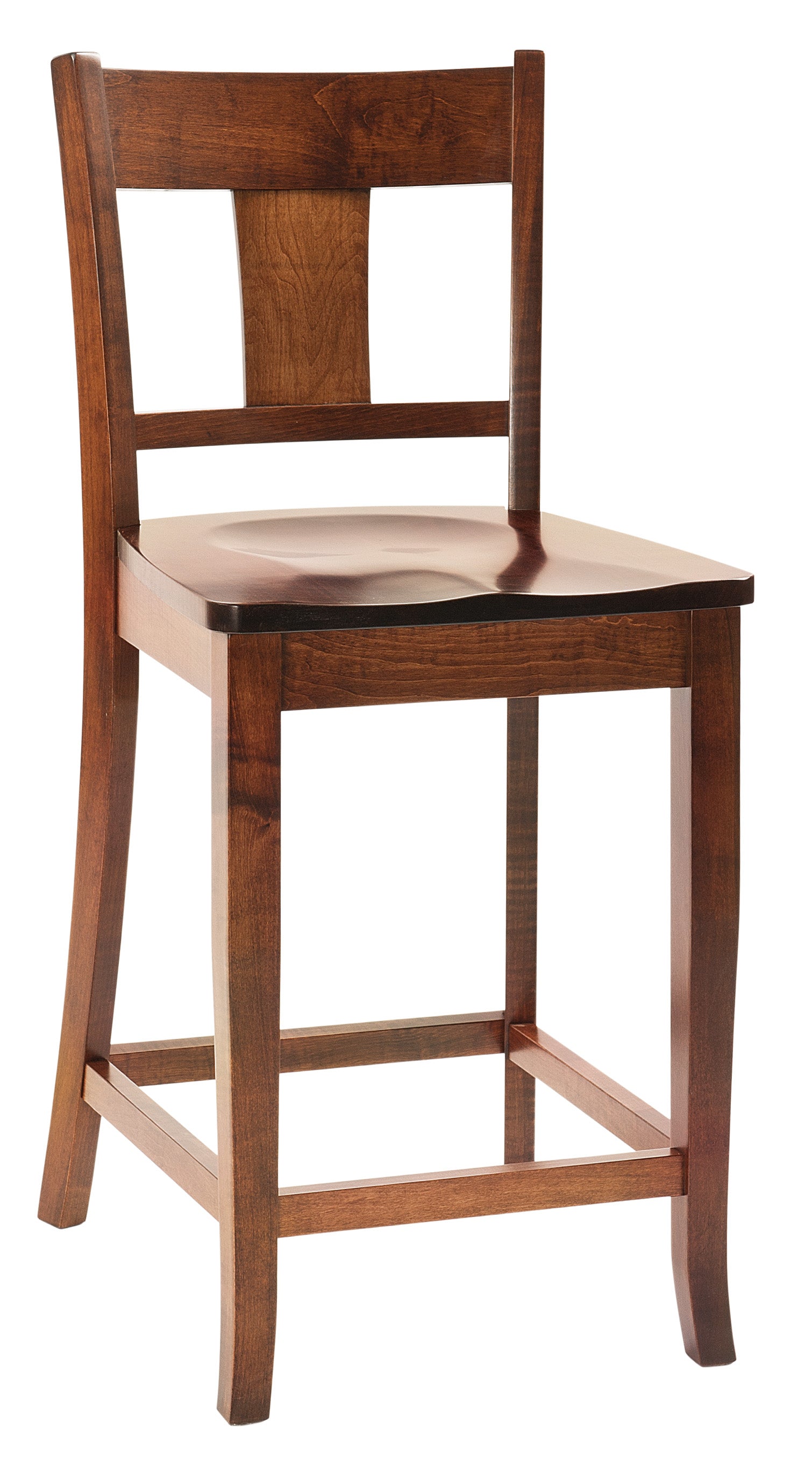 Amish Ellington Essential Stationary Bar Chair