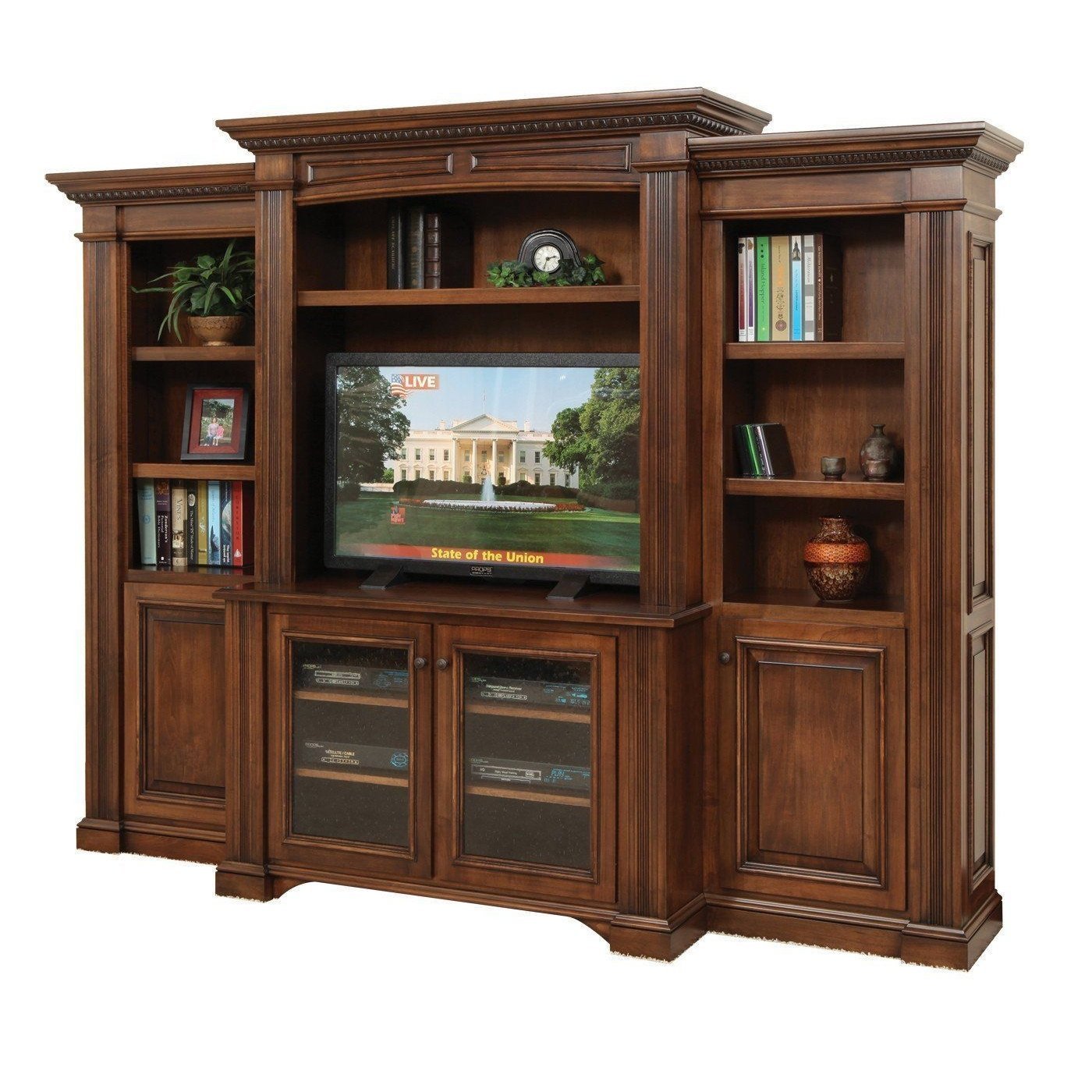 Lincoln 48" Media Center with Bookcases