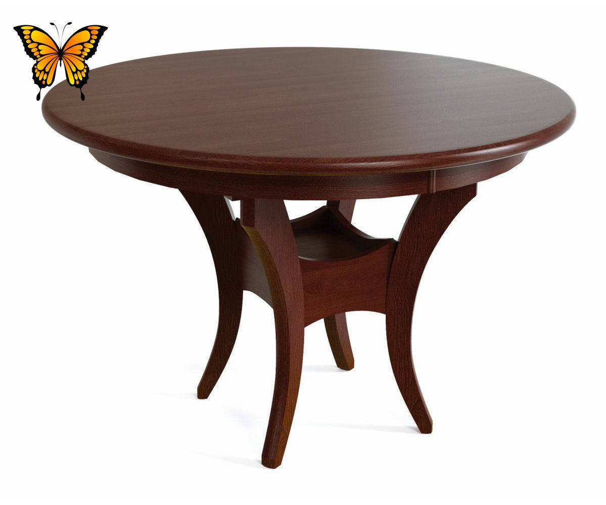 fenton round single pedestal table