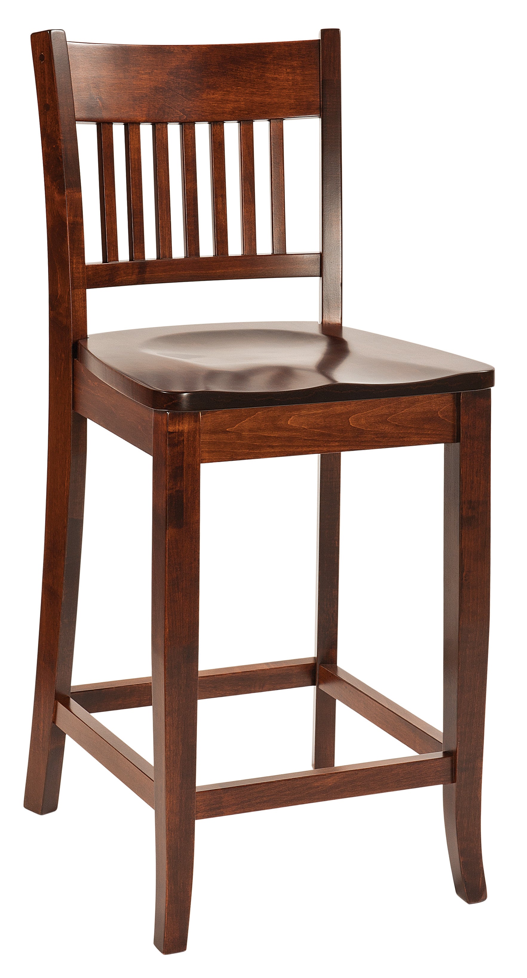 Amish Frankton Stationary Bar Chair