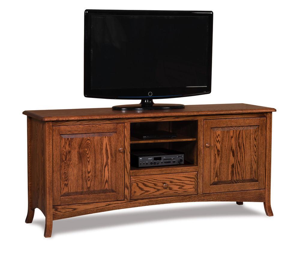 Amish Carlisle Two Doors and One Drawer Media Stand