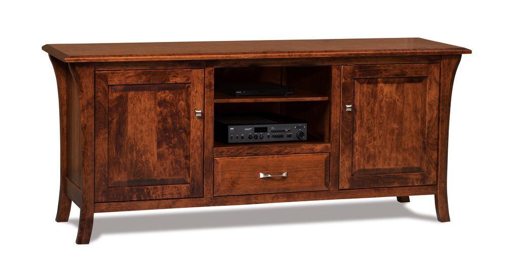 Amish Ensenada Two Doors and One Drawer Media Stand