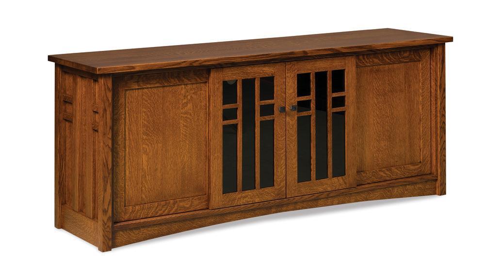 Amish Kascade 72" Four Doors Media Stand