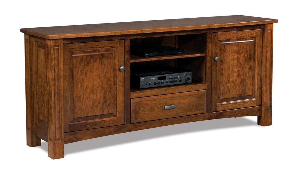 Amish Lexington Two Doors and One Drawer Media Stand