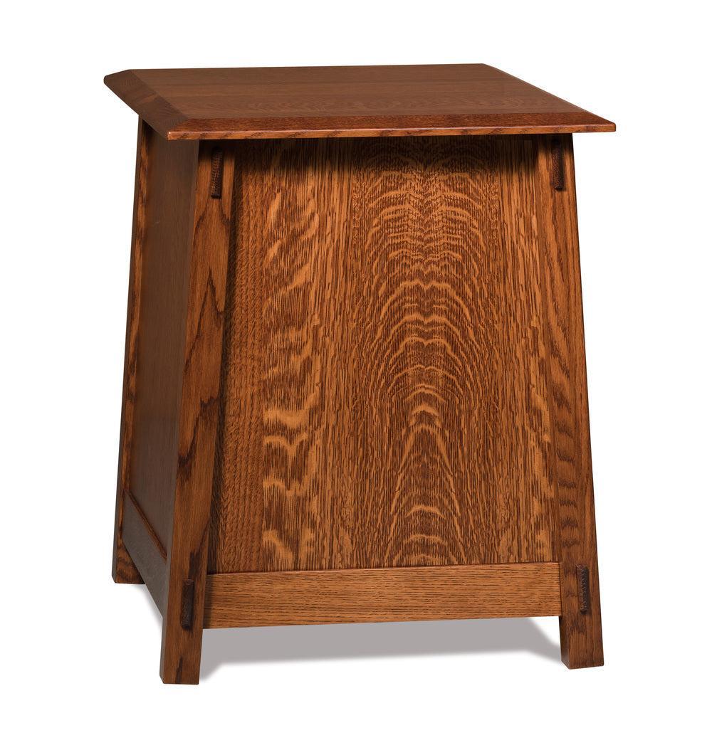 Amish Colbran Two Drawers File Cabinet with Finished Backside